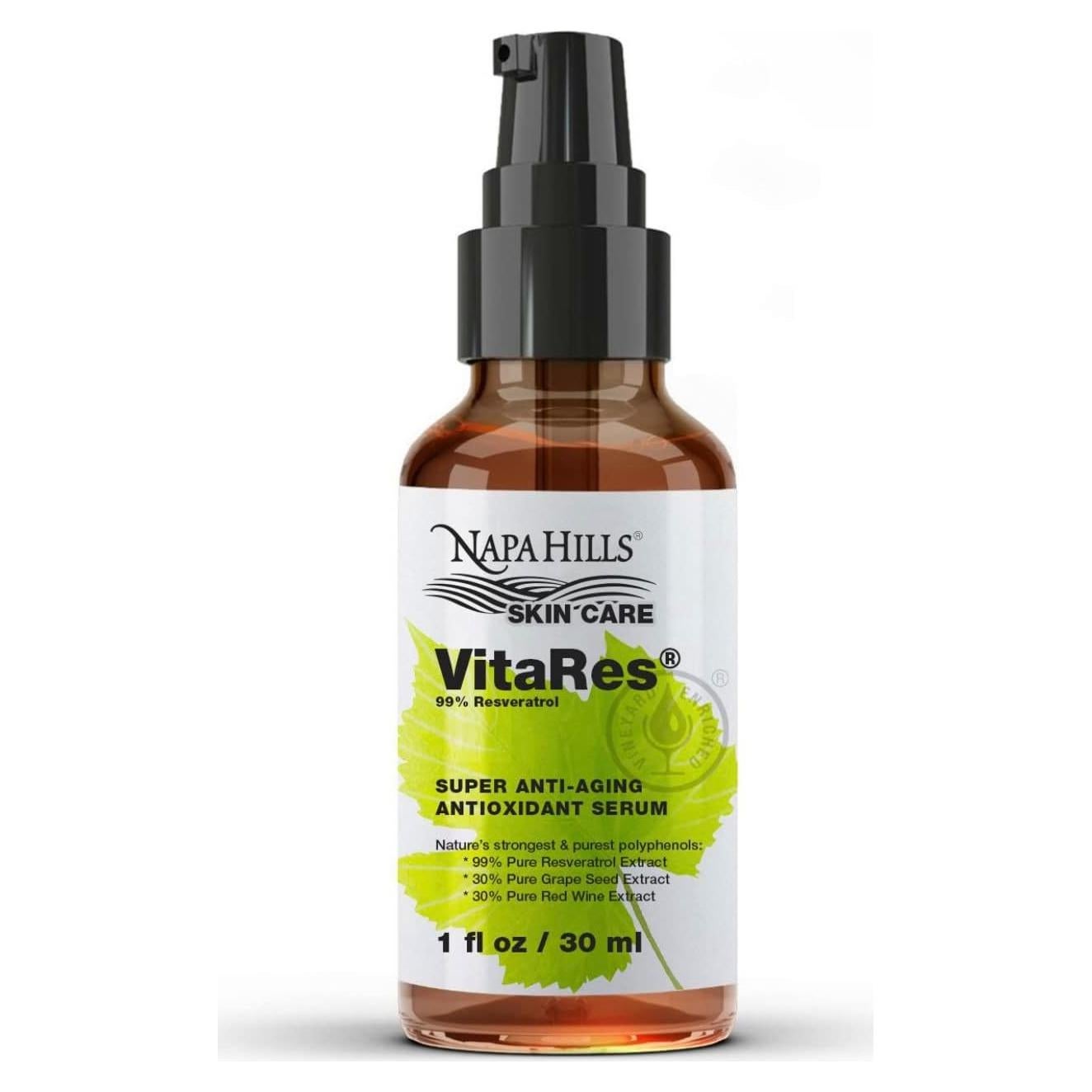 Suero VitaRes con Resveratrol y Extractos de Uva 29.57 ml