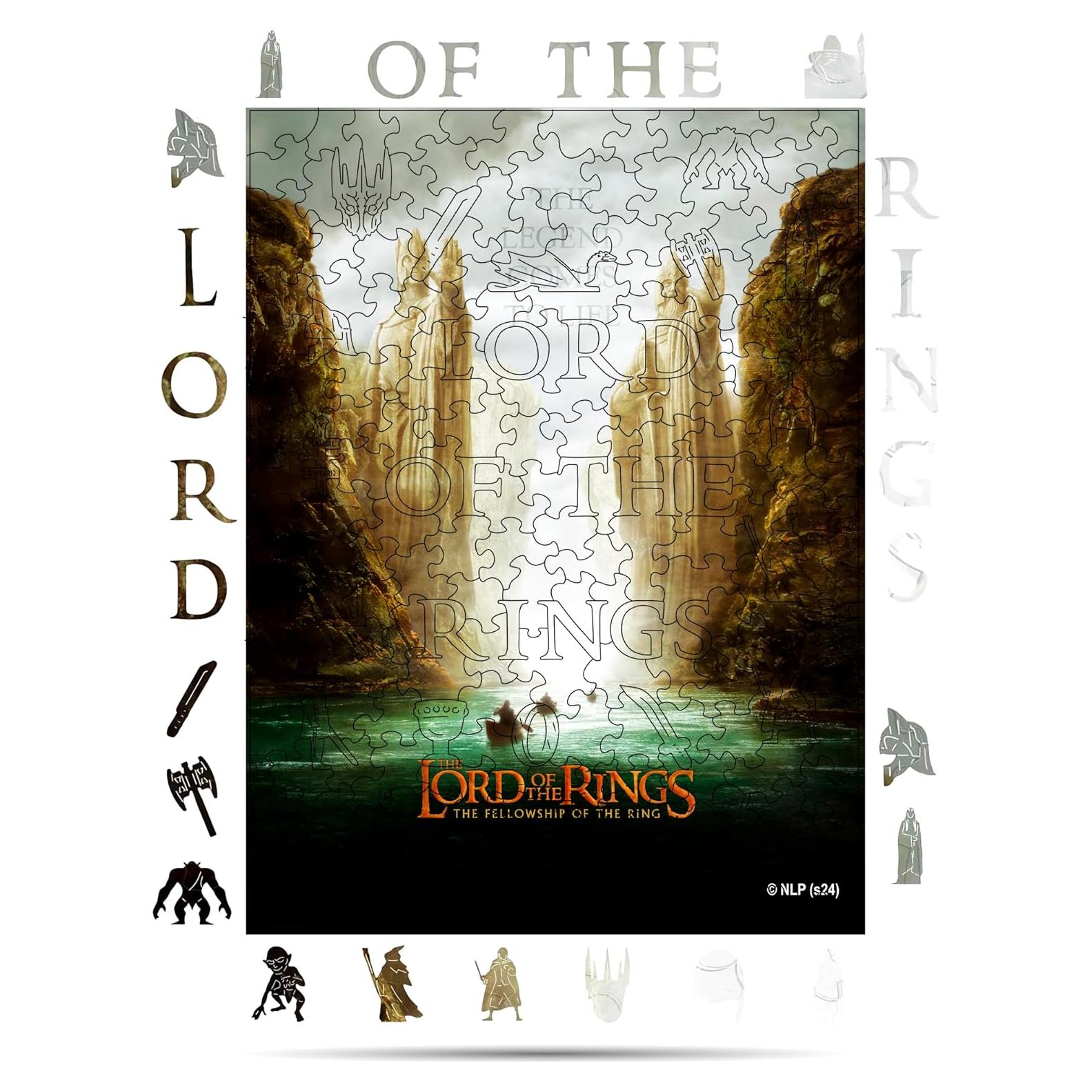 Rompecabezas de Madera El Señor de los Anillos 208 Piezas A3