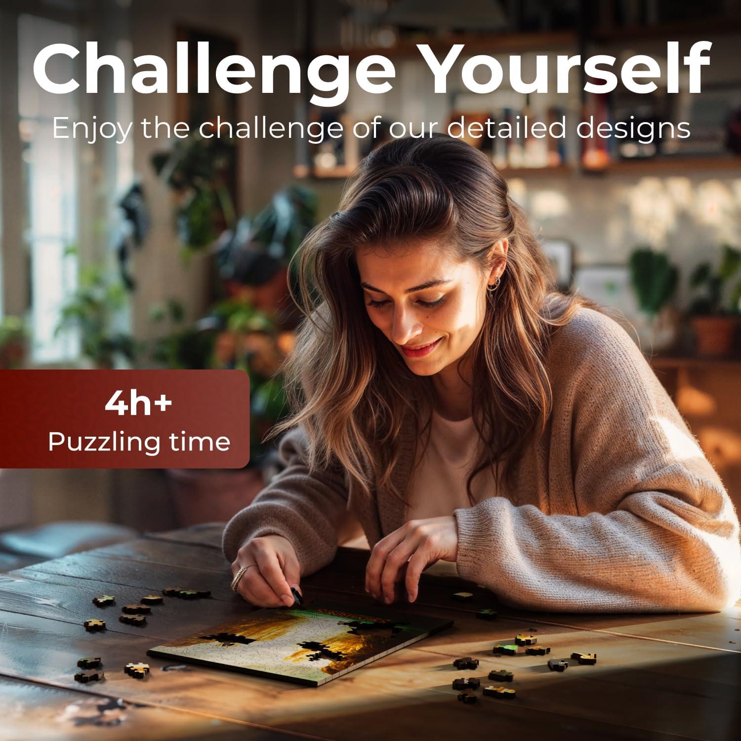 Rompecabezas de Madera El Señor de los Anillos 208 Piezas A3