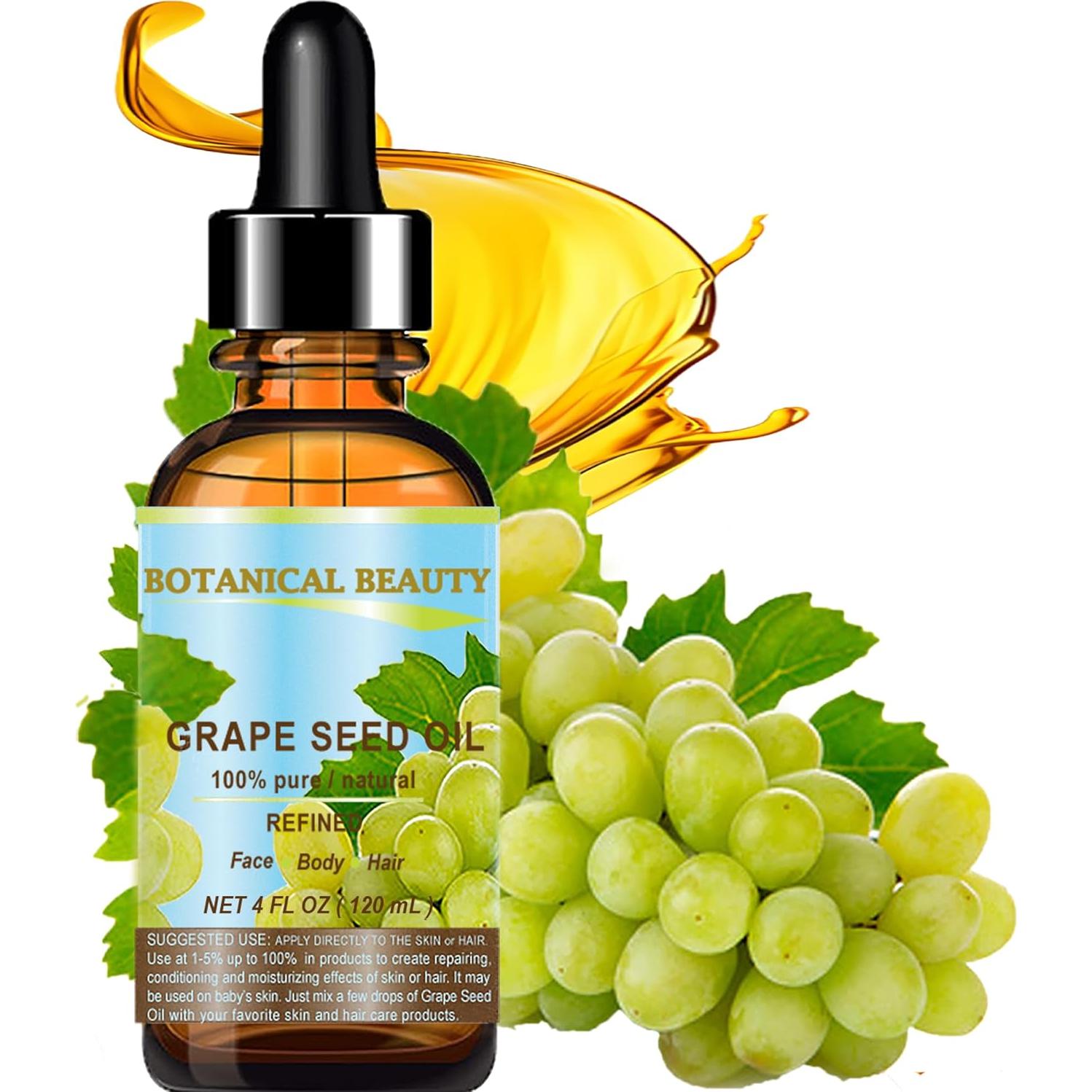 Aceite de Semilla de Uva 100% Puro Botanical Beauty 120 ml