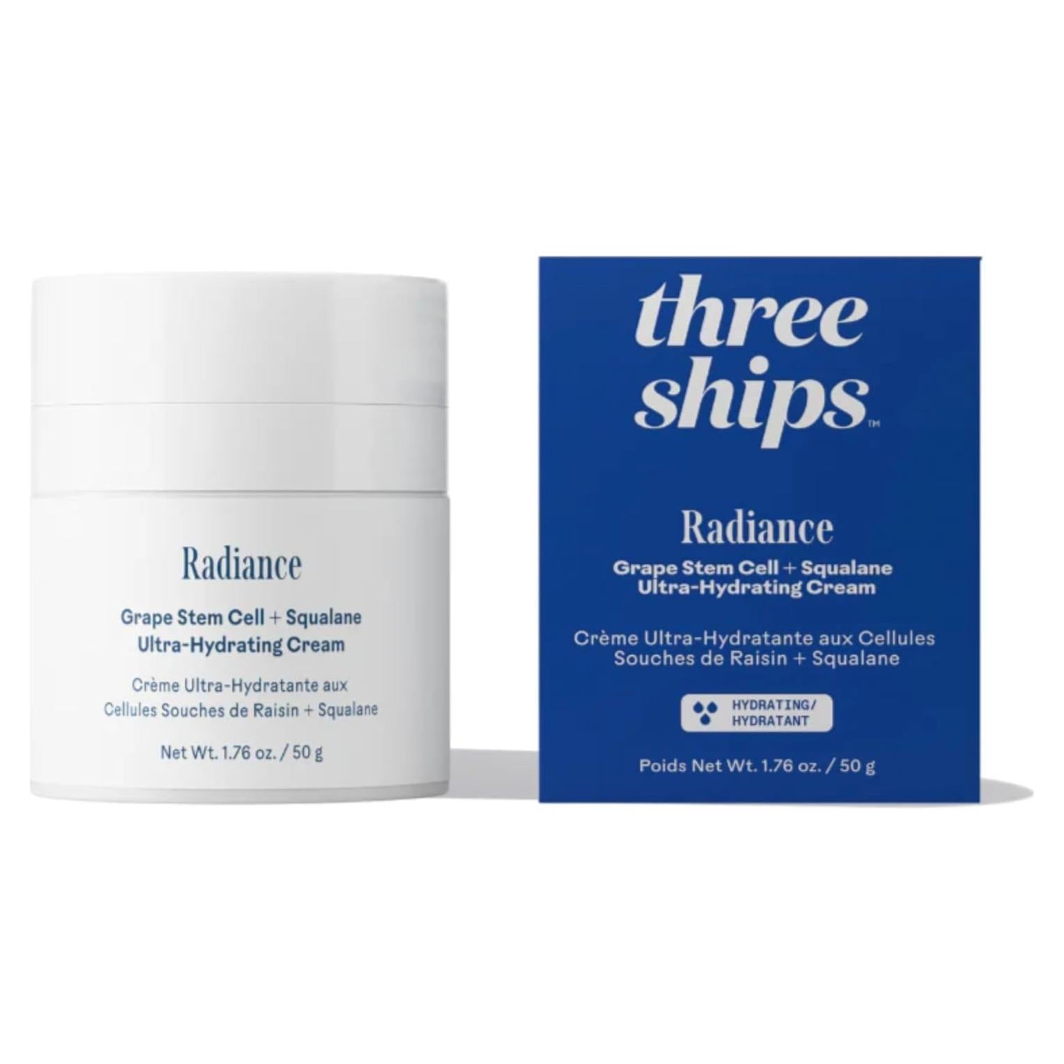 Crema Ultra-Hidratante Tres Barcos 50g | Células Madre de Uva