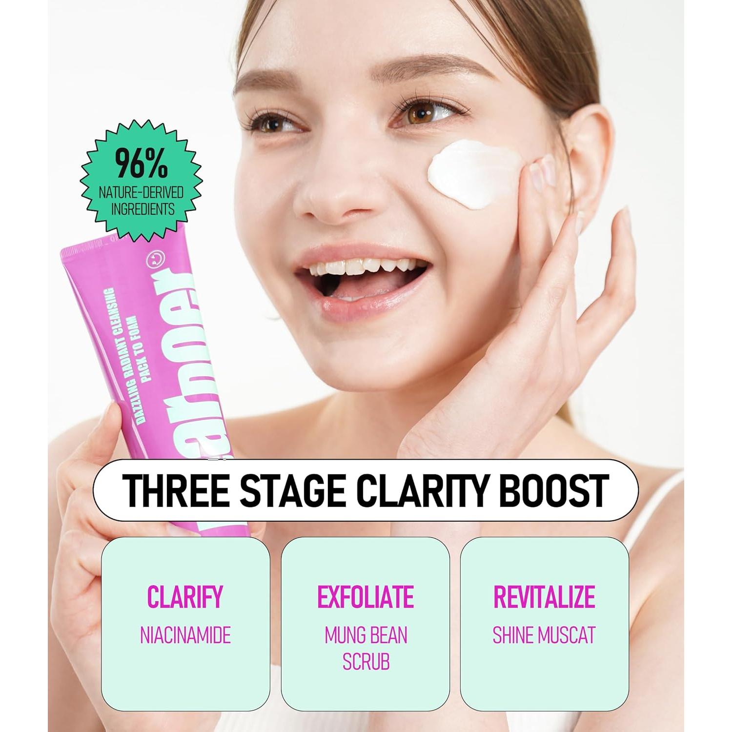 Limpieza Facial 3 en 1 Dear Doer - Exfoliante y Máscara 99.9 ml