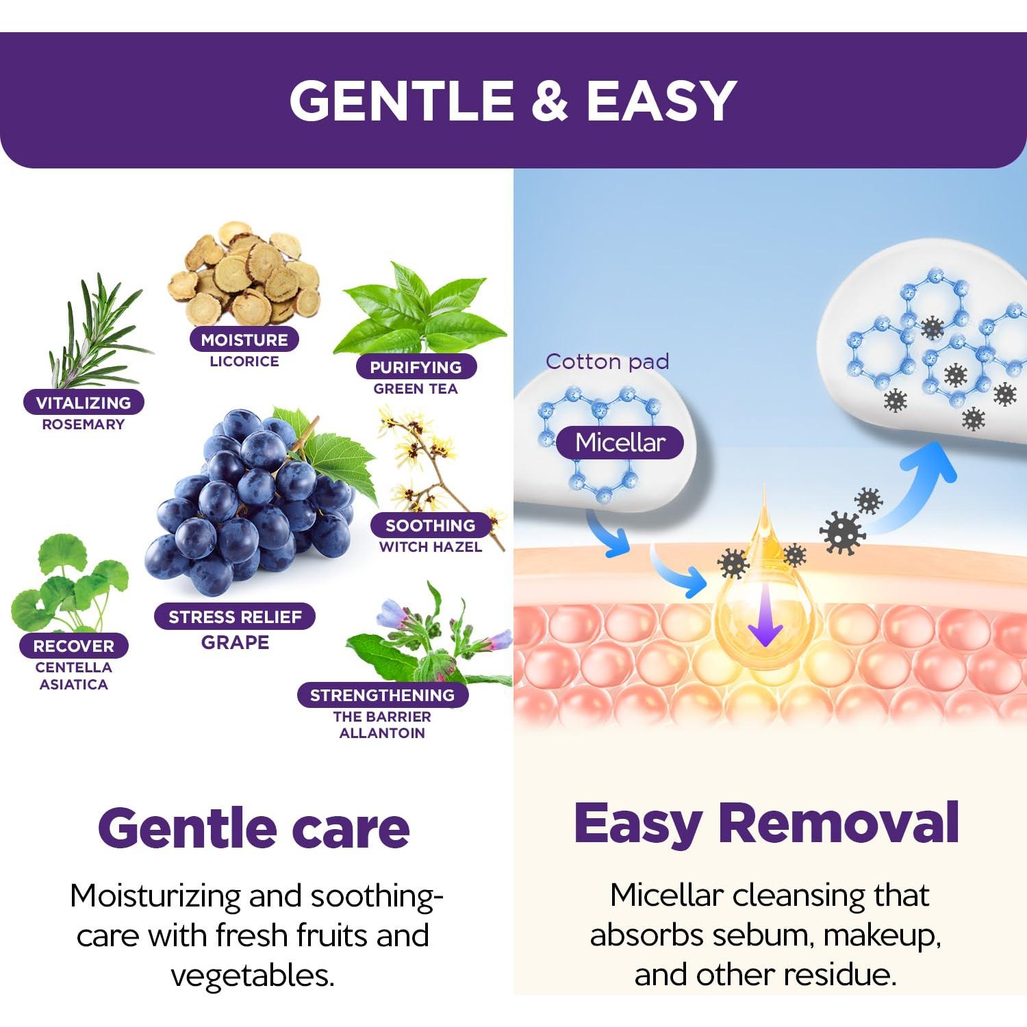 Agua Micelar Limpiadora Suave Freshfood 300ml - Piel Hidratada