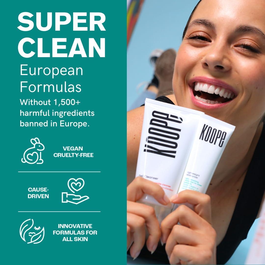 Koope Leche Limpiadora Facial 148 ml - Vegano, Sin Parabenos