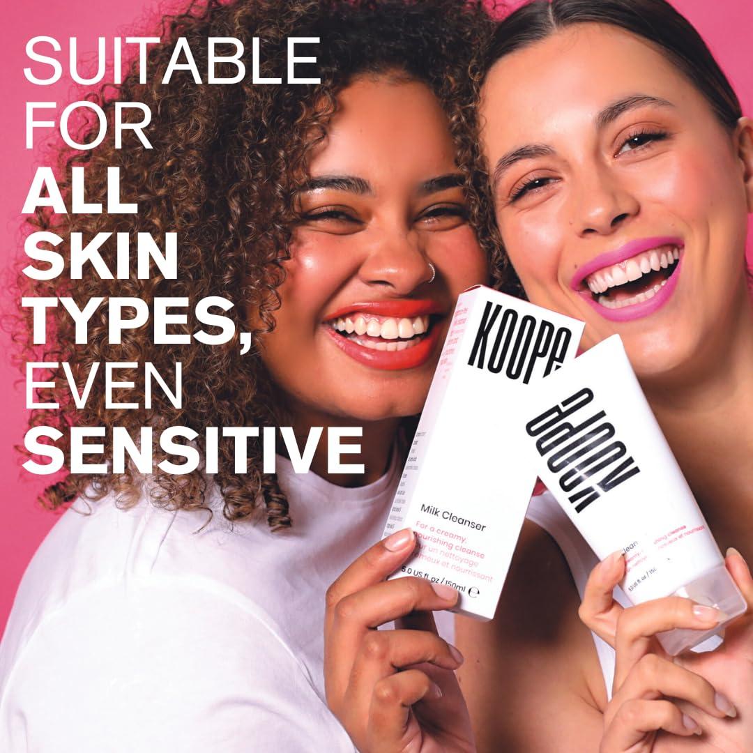 Koope Leche Limpiadora Facial 148 ml - Vegano, Sin Parabenos