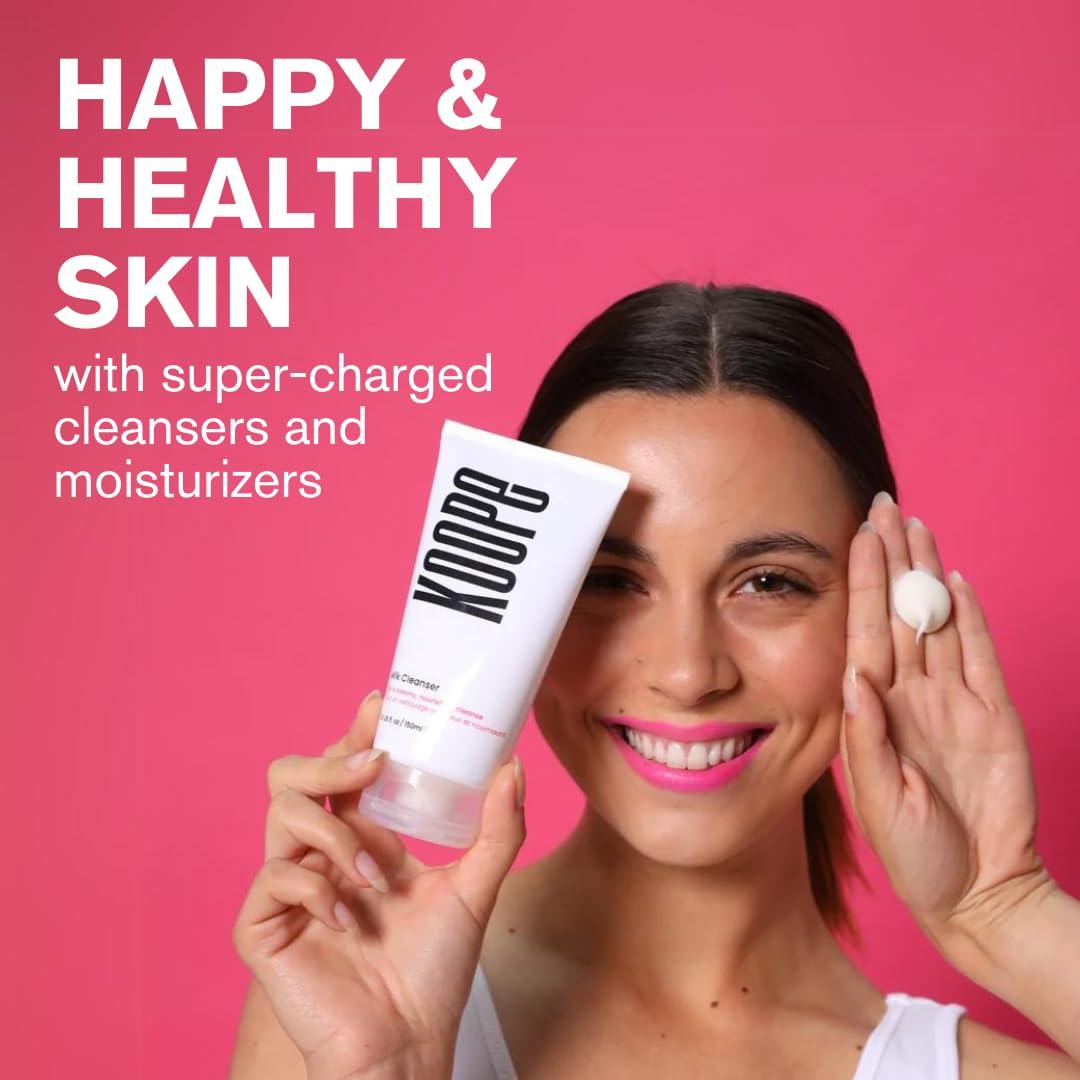 Koope Leche Limpiadora Facial 148 ml - Vegano, Sin Parabenos