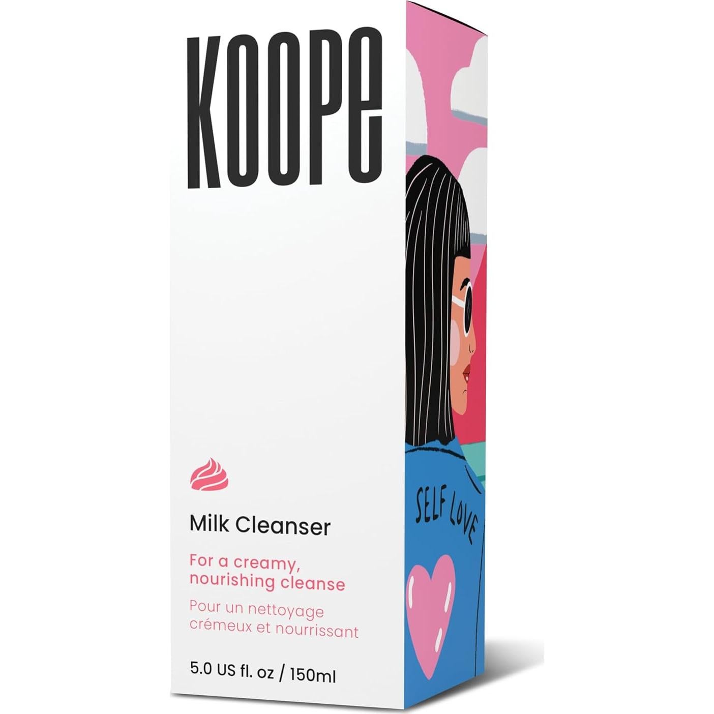 Koope Leche Limpiadora Facial 148 ml - Vegano, Sin Parabenos