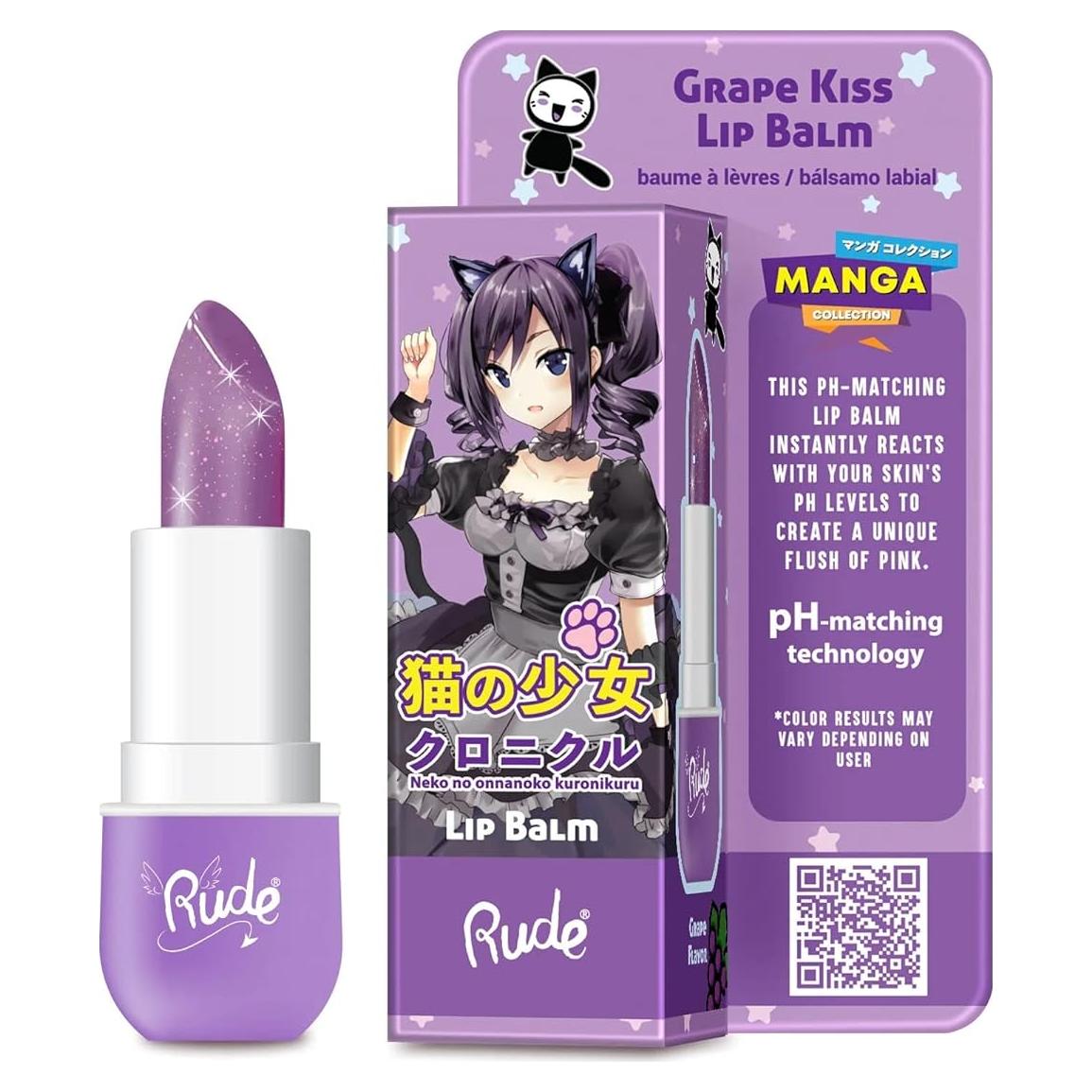 Bálsamo Labial Adaptable pH Rude Cosmetics - Uva 3.5g