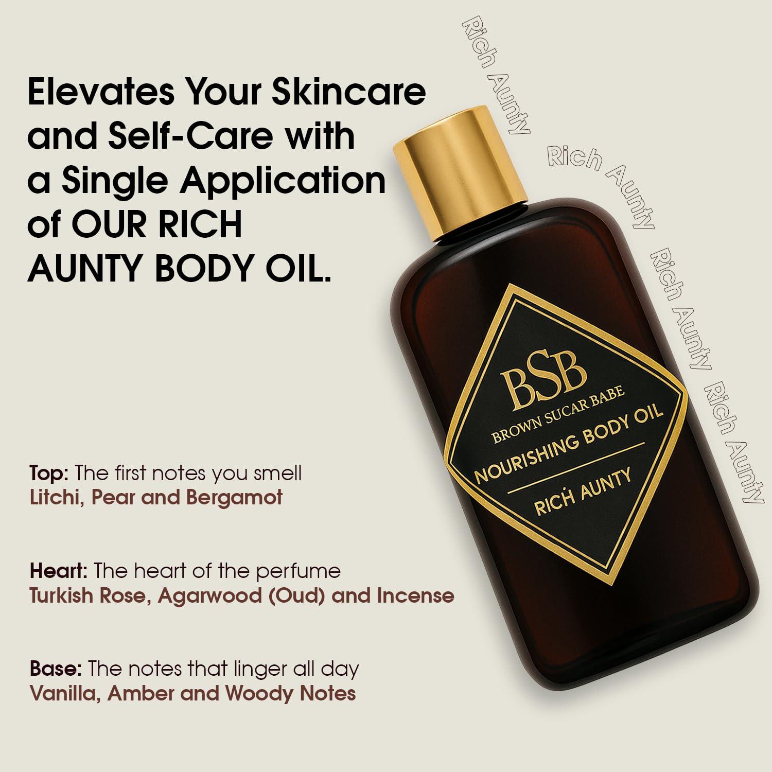 Aceite Corporal Rich Aunty Brown Sugar Babe 181g - Nutritivo