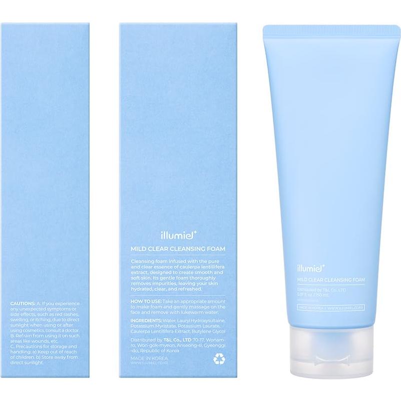 Espuma Limpiadora Facial Illumiel 150 ml - Vegana y Suave