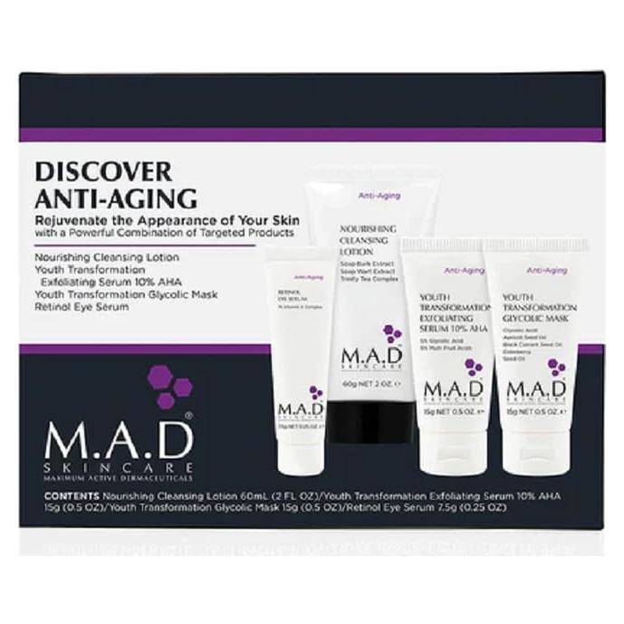 Set de Viaje Anti-Envejecimiento M.A.D Skincare 81.9g