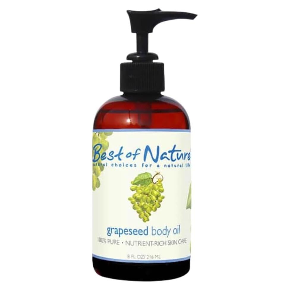 Aceite de Masaje 100% Puro Semilla de Uva Lo Mejor de la Naturaleza 226g