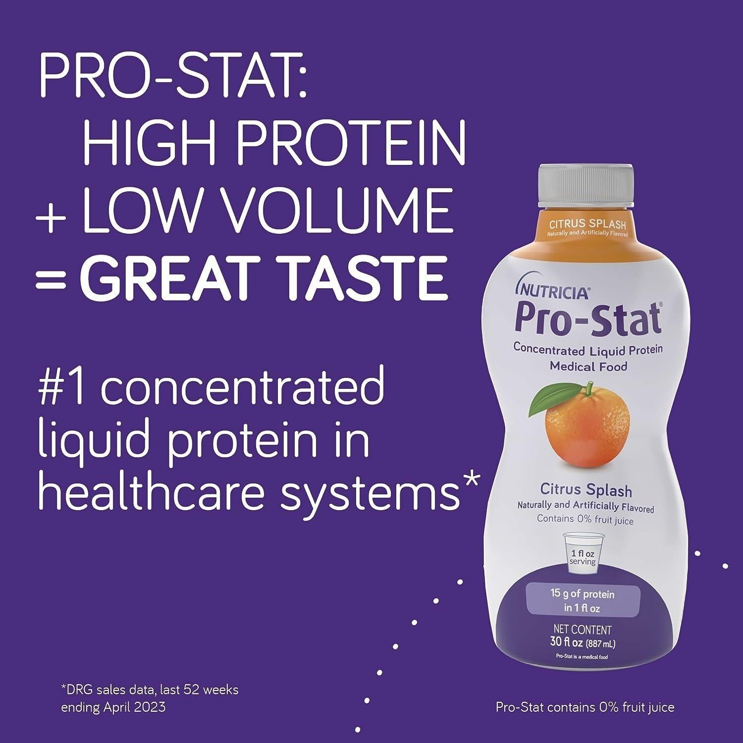 Pro-Stat Proteína Líquida Concentrada Nutricia Uva 887 ml