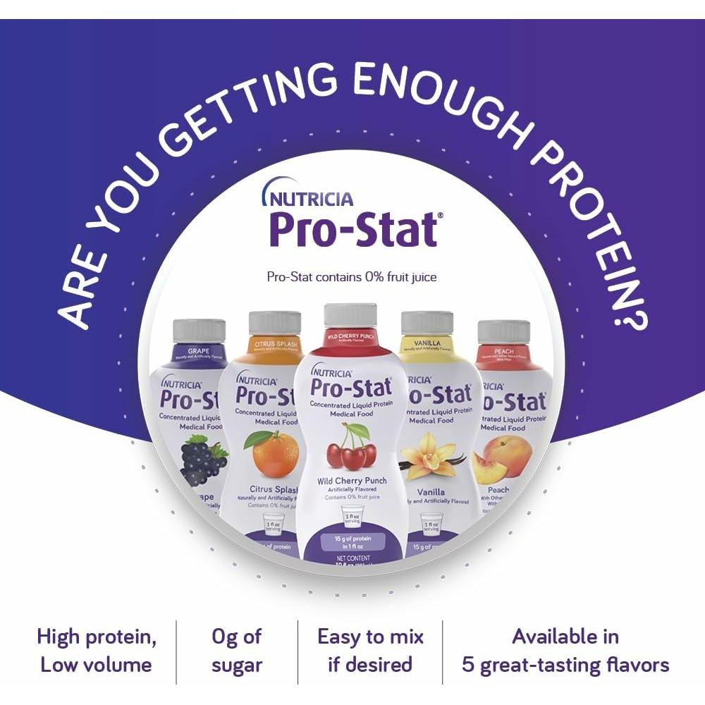 Pro-Stat Proteína Líquida Concentrada Nutricia Uva 887 ml