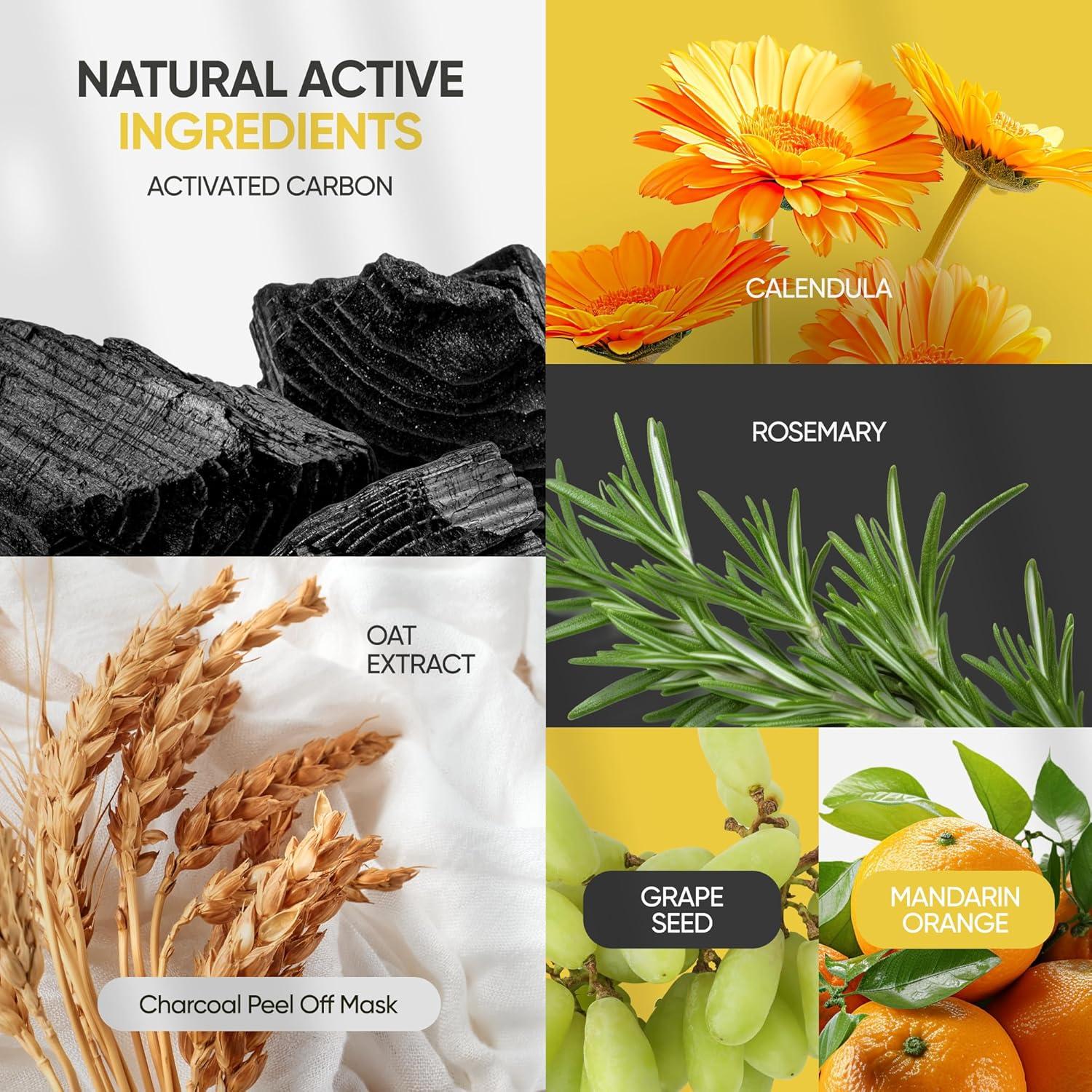 Mascarilla Facial Peel-Off SUNATORIA Carbón Activado 90g