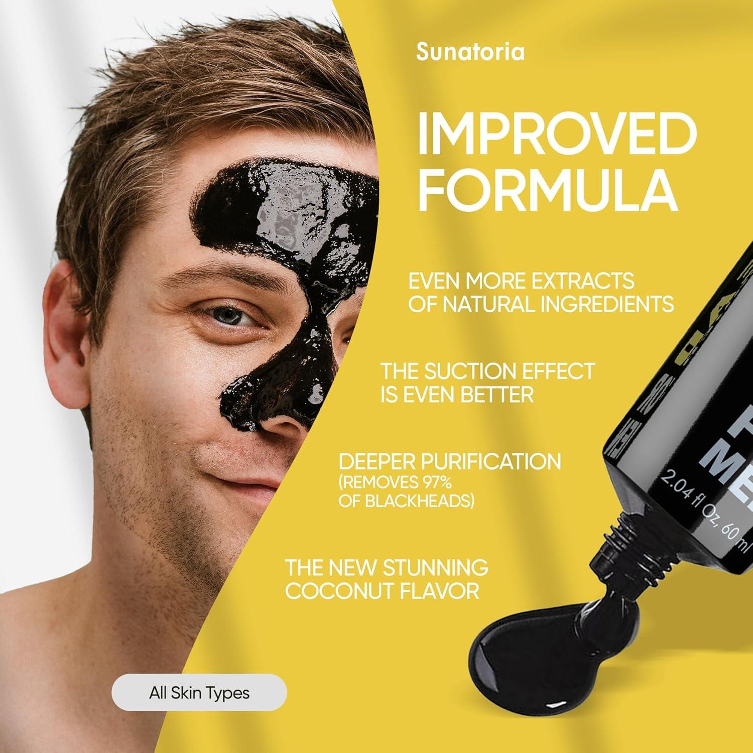 Mascarilla Facial Peel-Off SUNATORIA Carbón Activado 90g