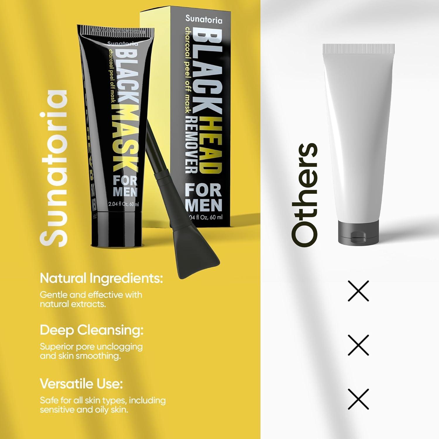 Mascarilla Facial Peel-Off SUNATORIA Carbón Activado 90g