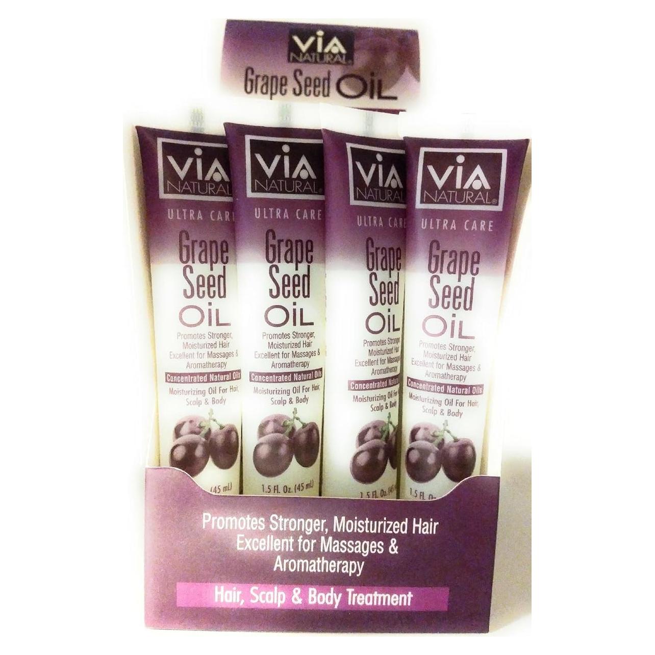 Aceite de Semilla de Uva Via Natural Ultra Care 3x44ml