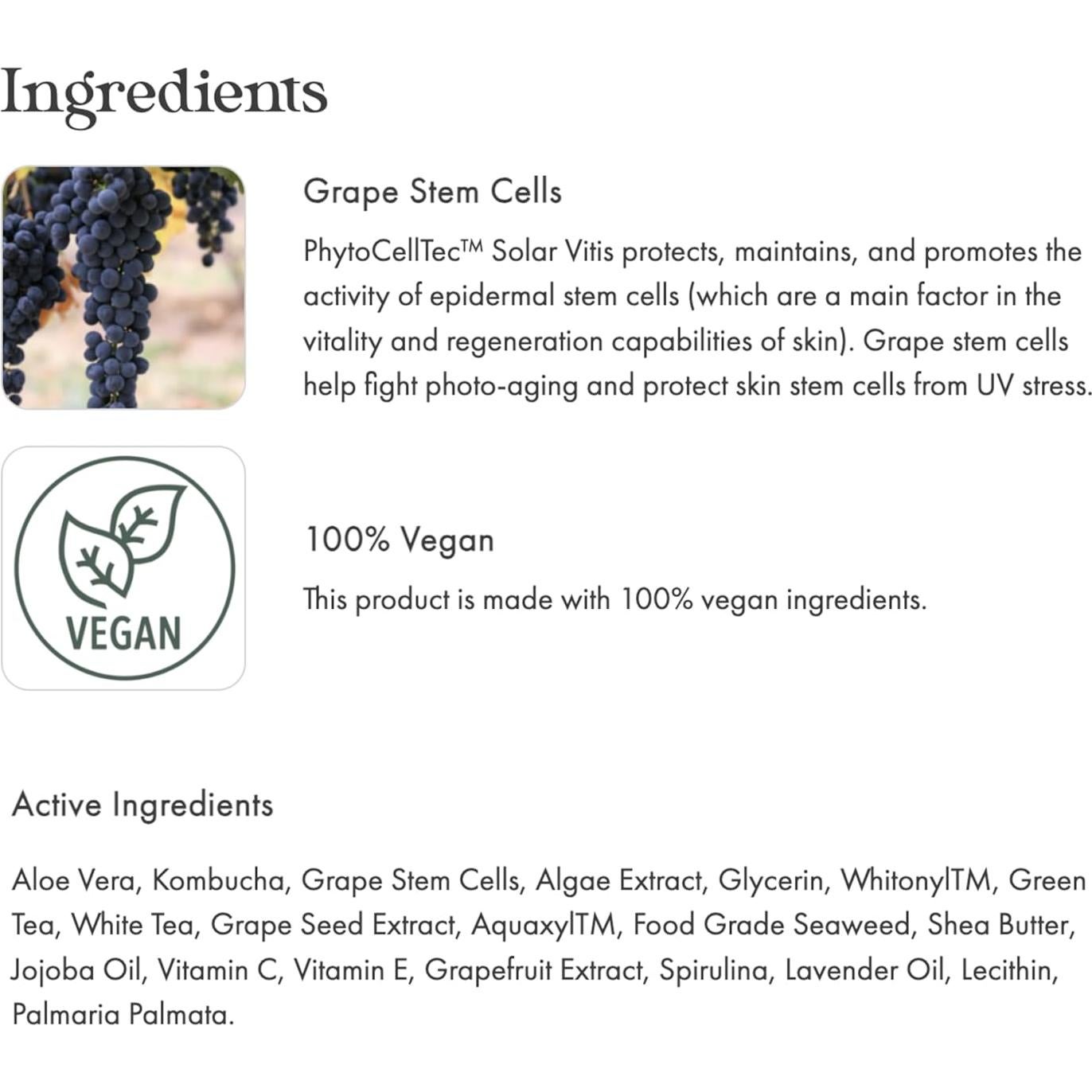 Crema Anti-Envejecimiento emerginC 50 ml - Células Madre de Plantas