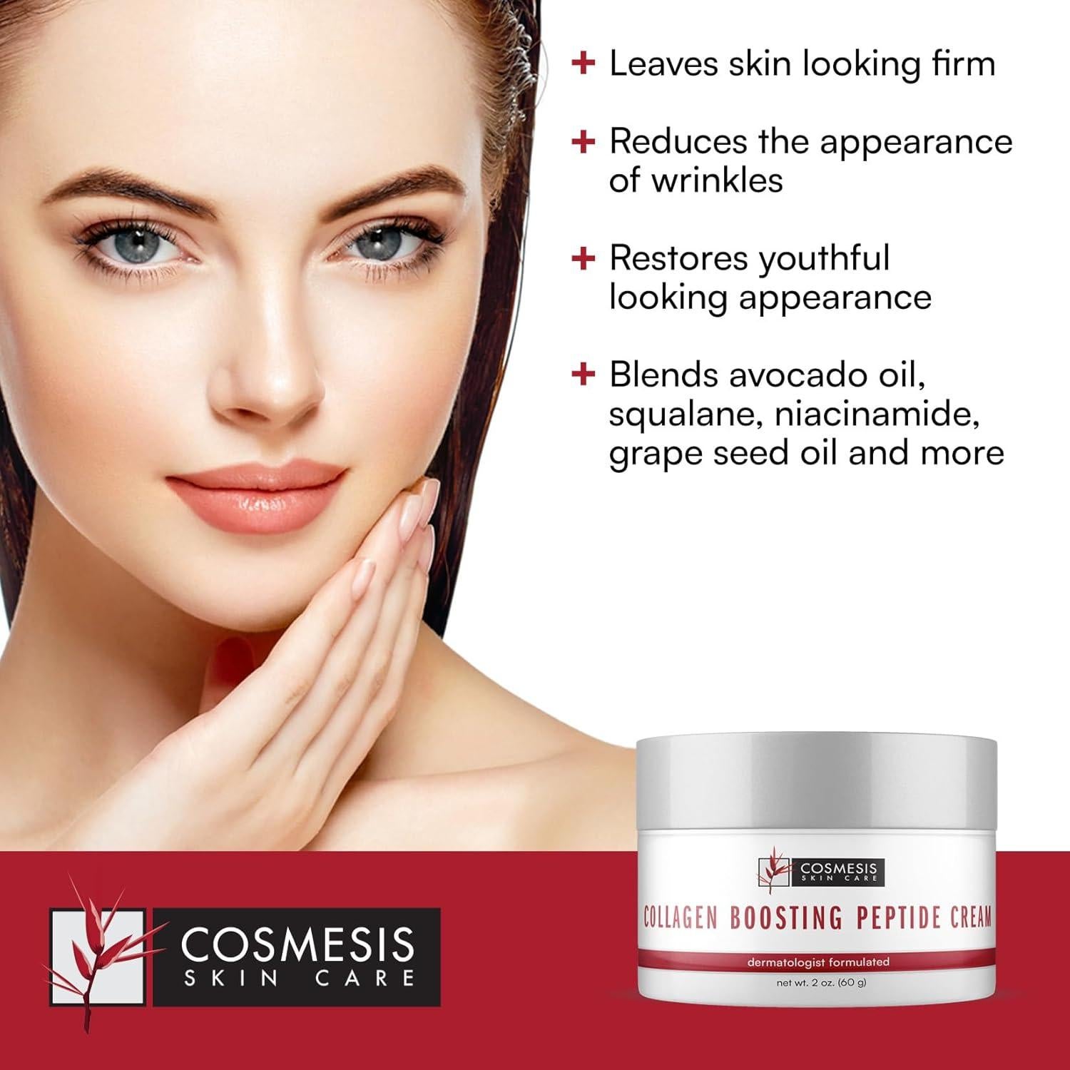 Crema de Péptidos Aumenta Colágeno Cosmesis 56.7g