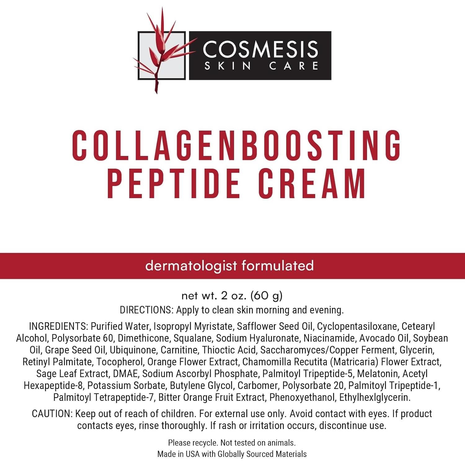 Crema de Péptidos Aumenta Colágeno Cosmesis 56.7g