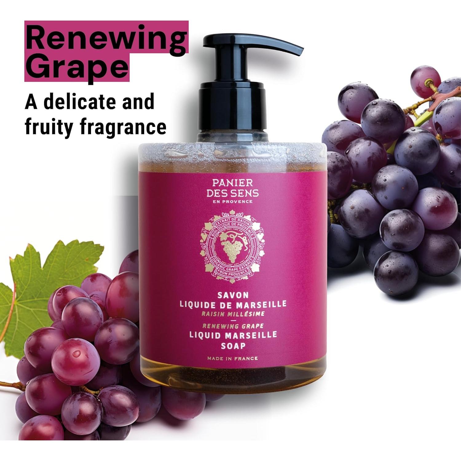 Jabón de Manos Hidratante Panier des Sens 500 ml Uva Natural