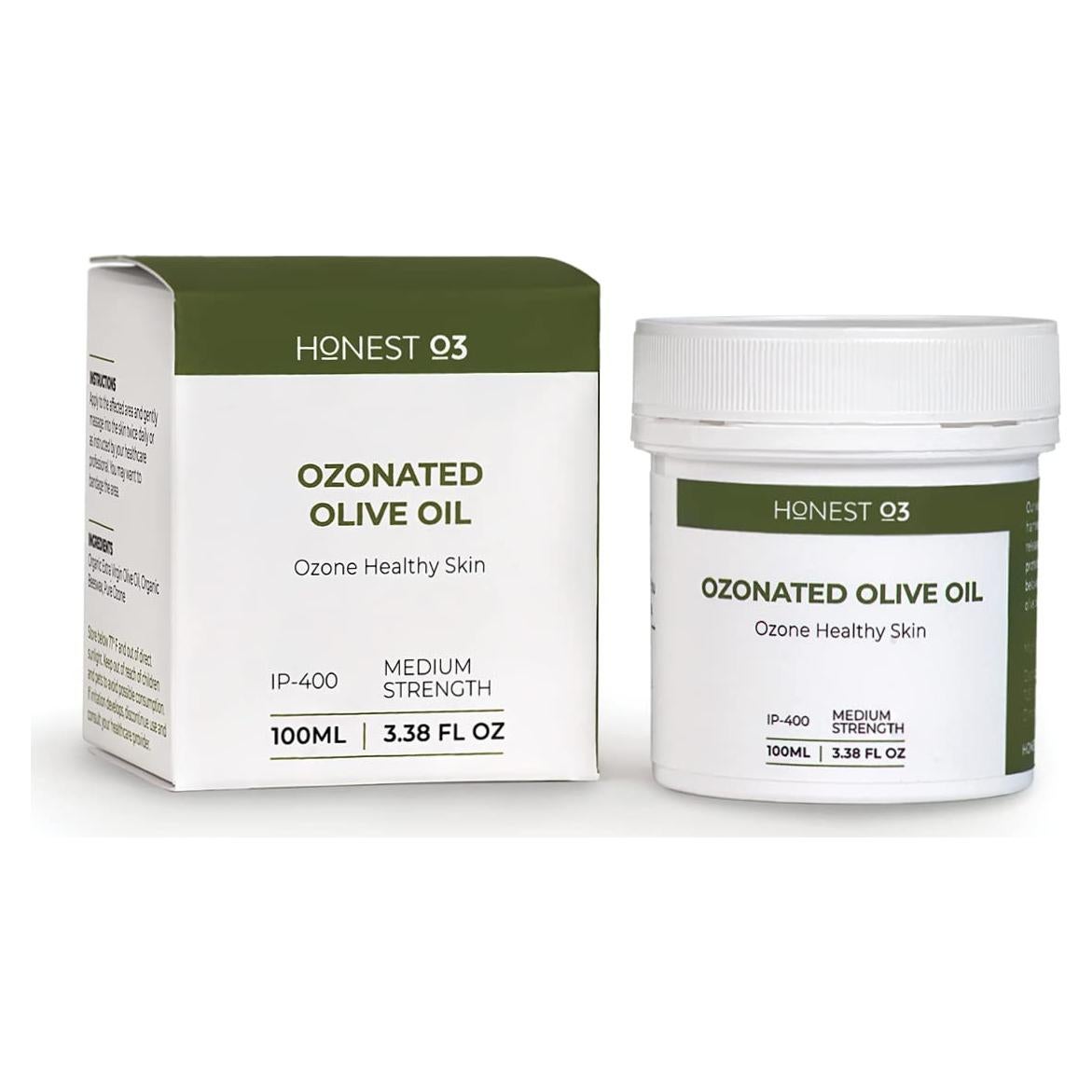 Aceite de Oliva Ozonizado Orgánico 100 ml - Cuidado Piel y Mascotas