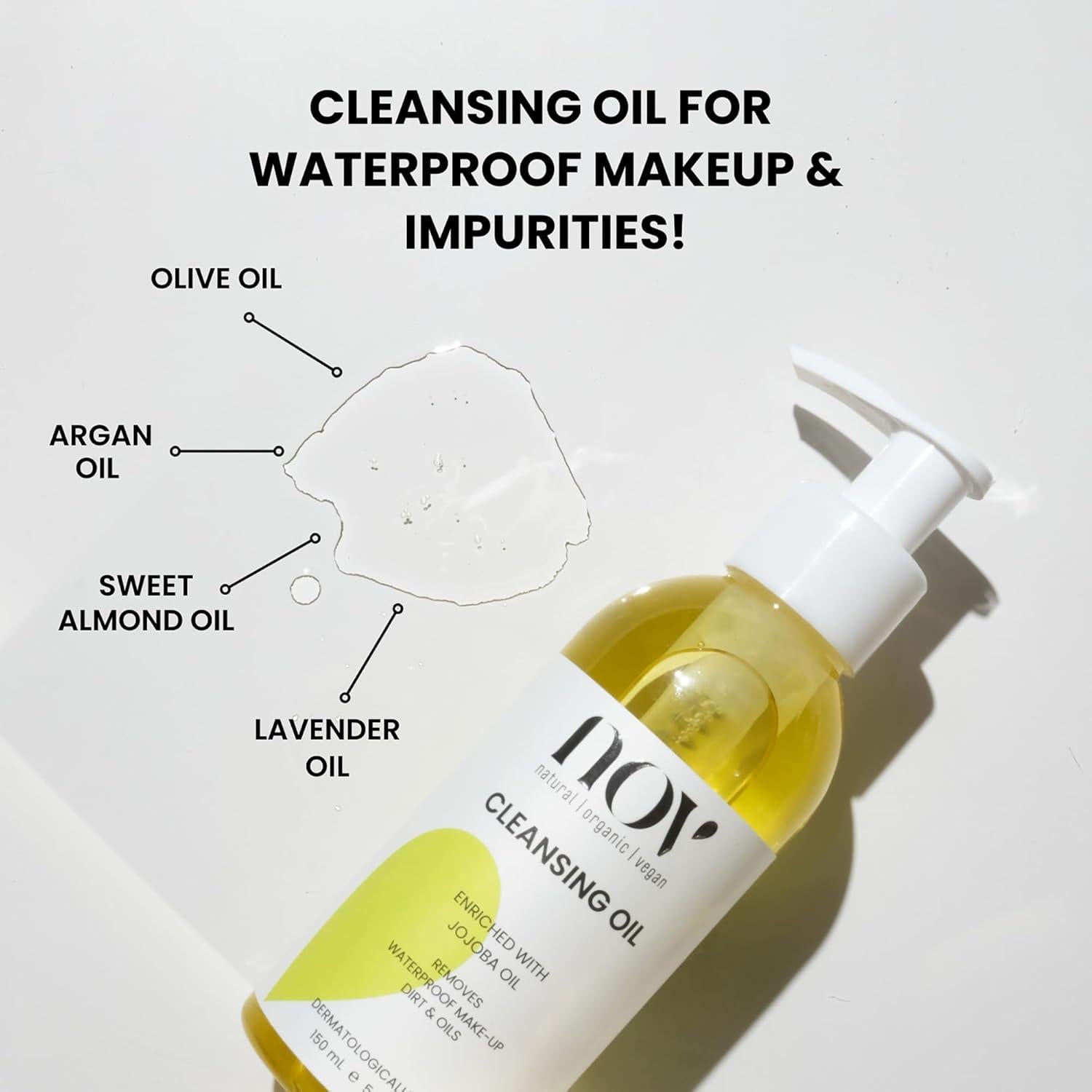 Aceite Limpiador Facial NOV 143 g - Hidratante y Suave