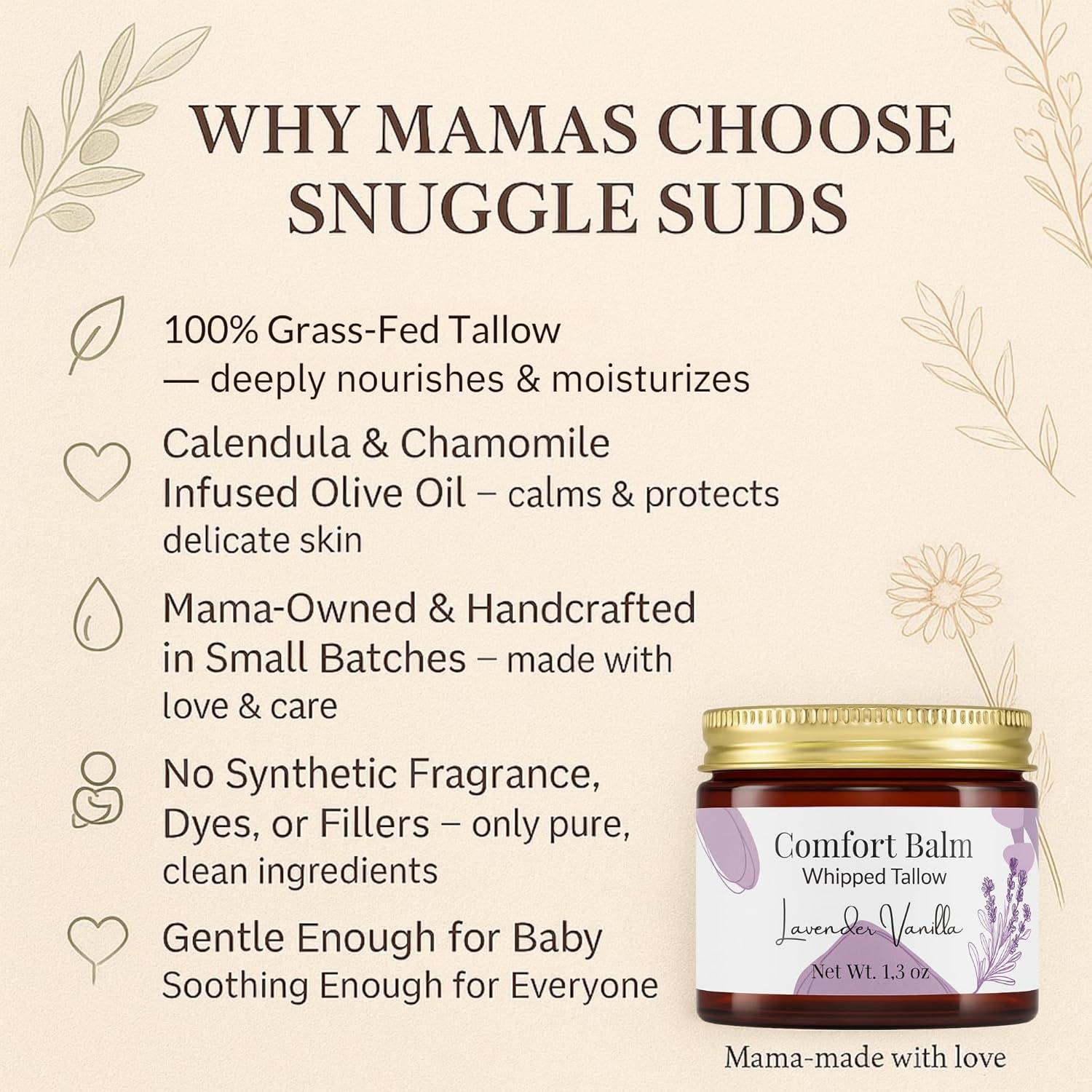 Bálsamo Hidratante Snuggle Suds 100g - Lavanda Vainilla