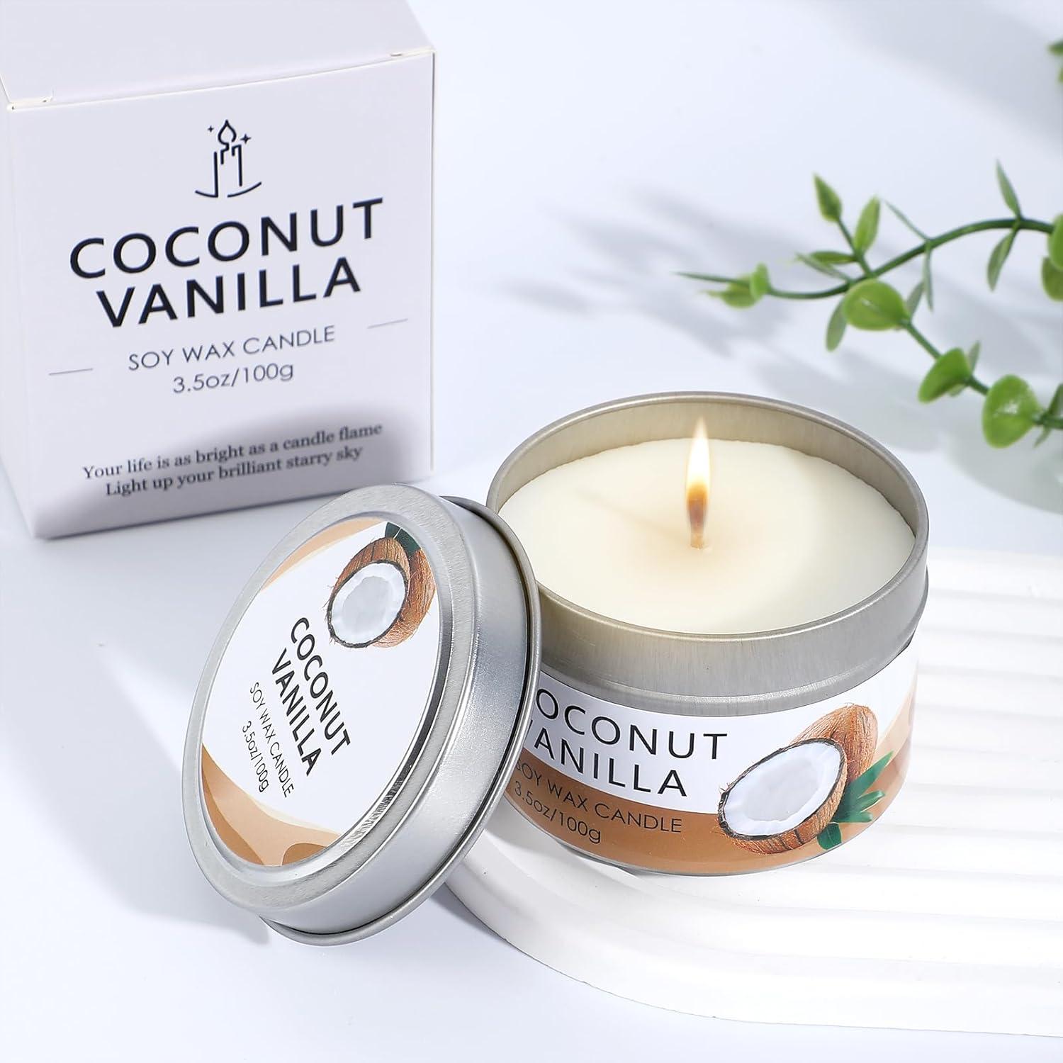 Kit de Spa de Coco para Mujeres - Regalo de Cuidado Personal