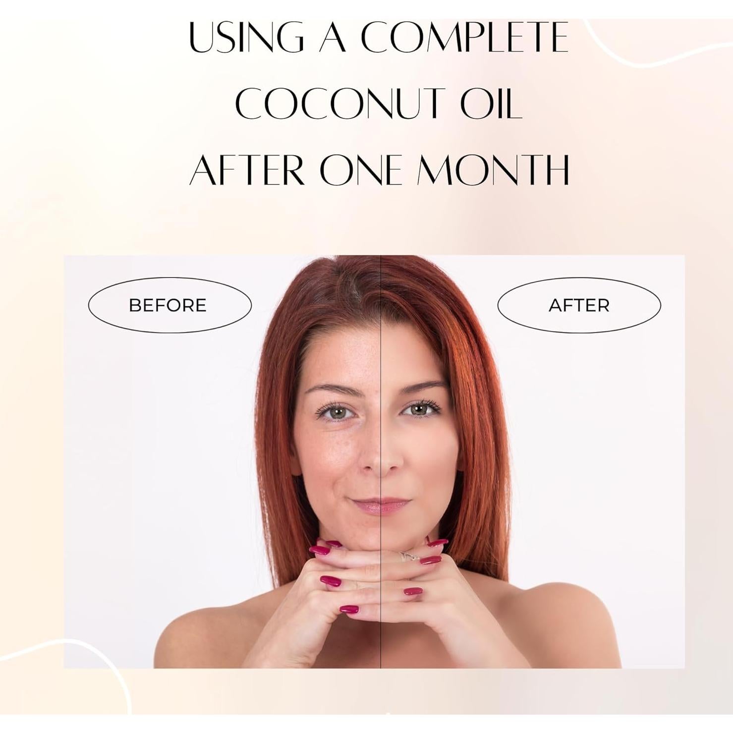 Aceite de Coco Natural THE PURE SPLASH 60ml - Hidratación y Nutrición