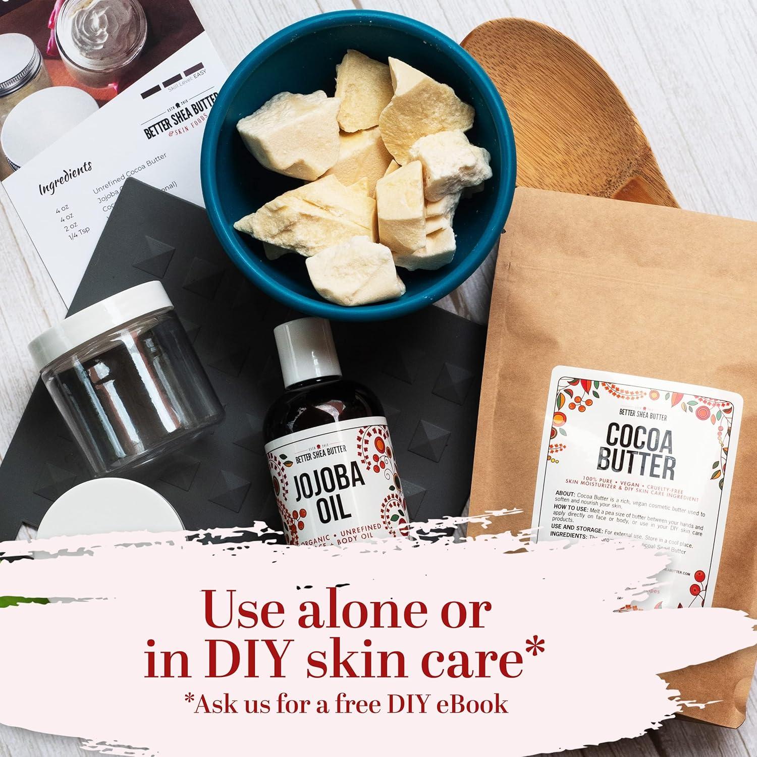 Manteca de Cacao Orgánica Cruda 227g - Grado Alimenticio USDA