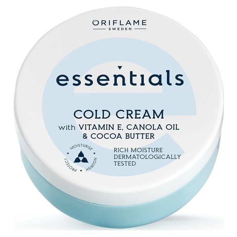 Crema Fría Hidratante Esencial Glow 75g - Vitamina E, Canola, Cacao