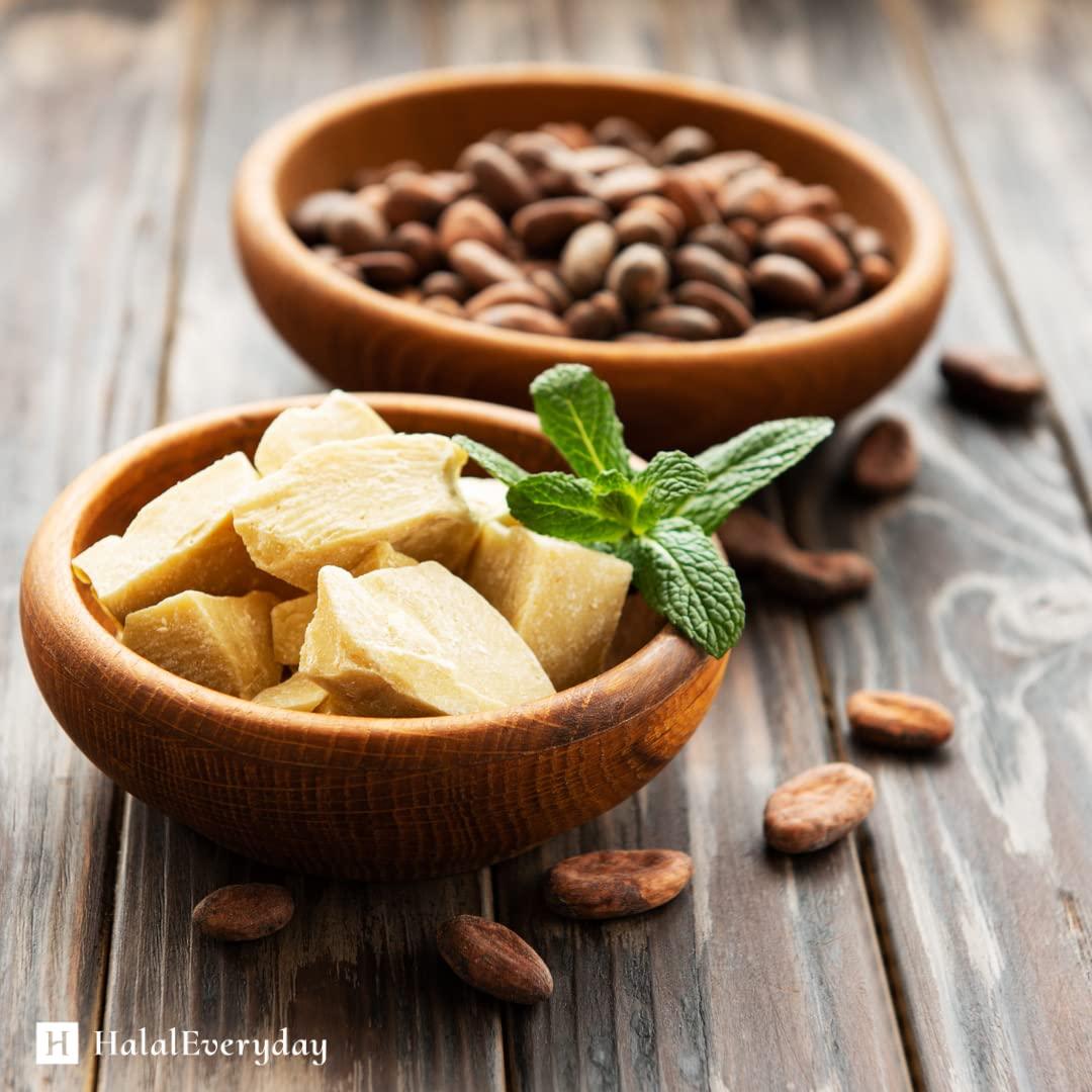 Manteca de Cacao Ecuatoriana HalalEveryday 453g Pura y Cruda