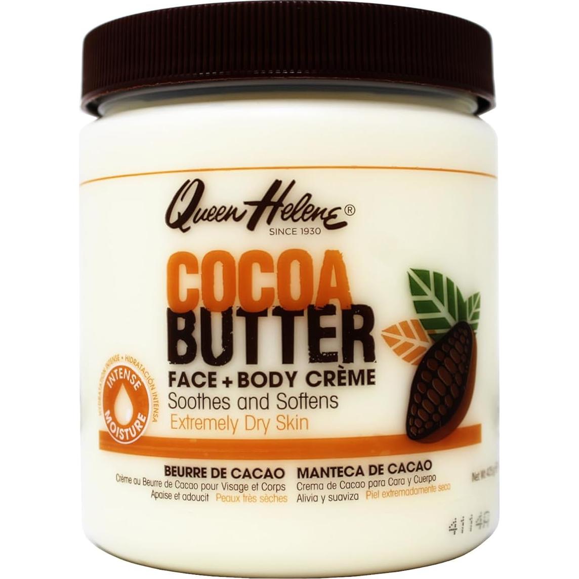 Kit Hidratante Queen Helene: Crema 425 g + Bálsamo Labial 28 g