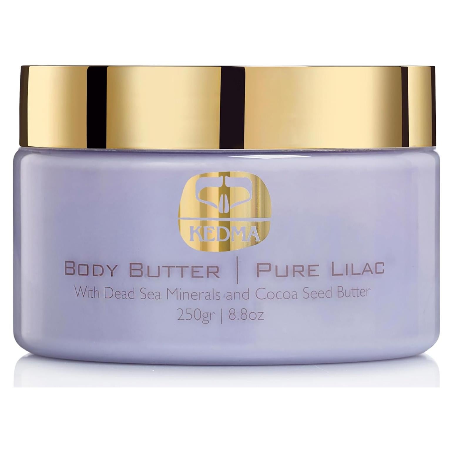 Manteca Corporal KEDMA Pure Lilac 320 g - Hidratante con Minerales
