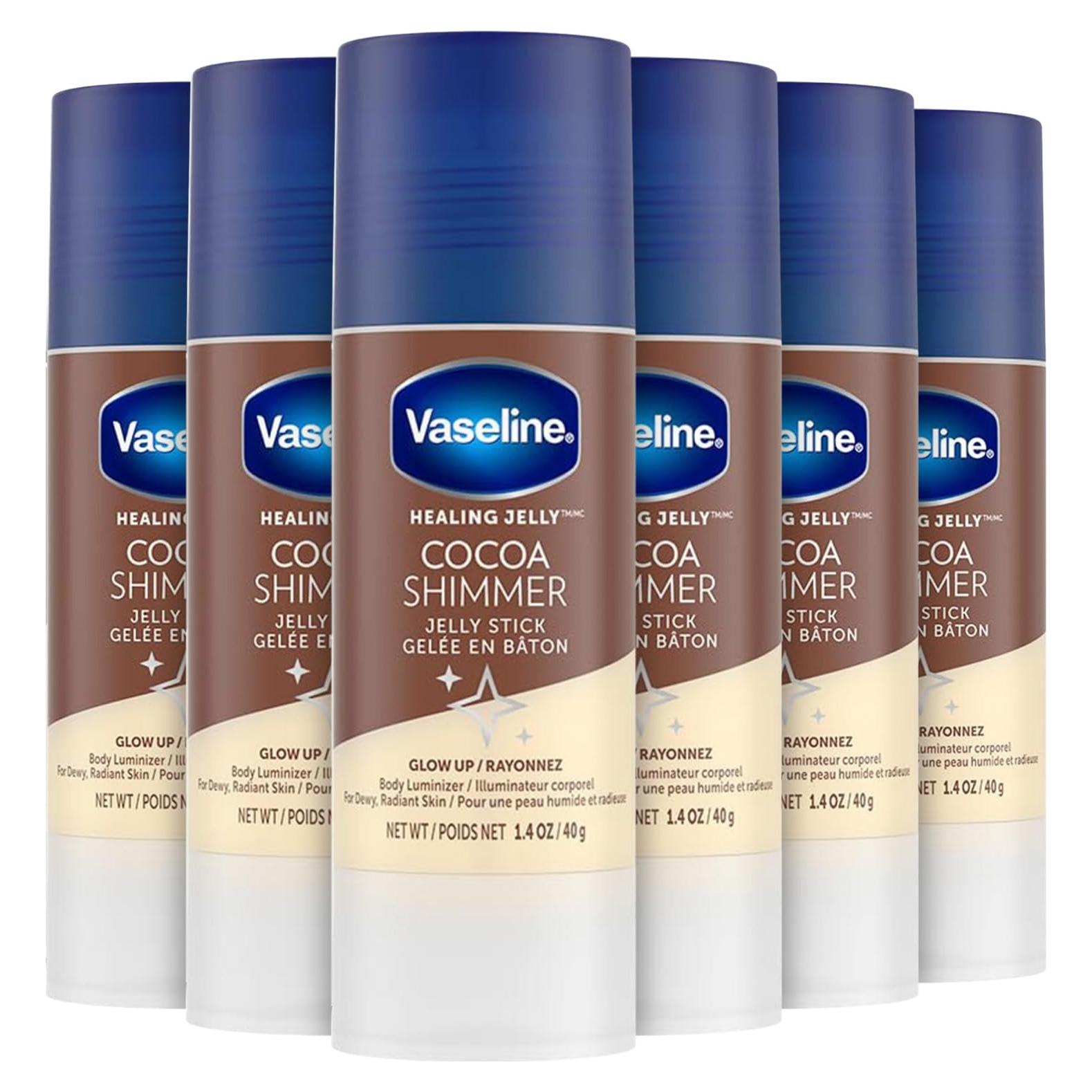 Vaselina Brillo de Cacao Barra Gel 39.4g - Paquete de 6
