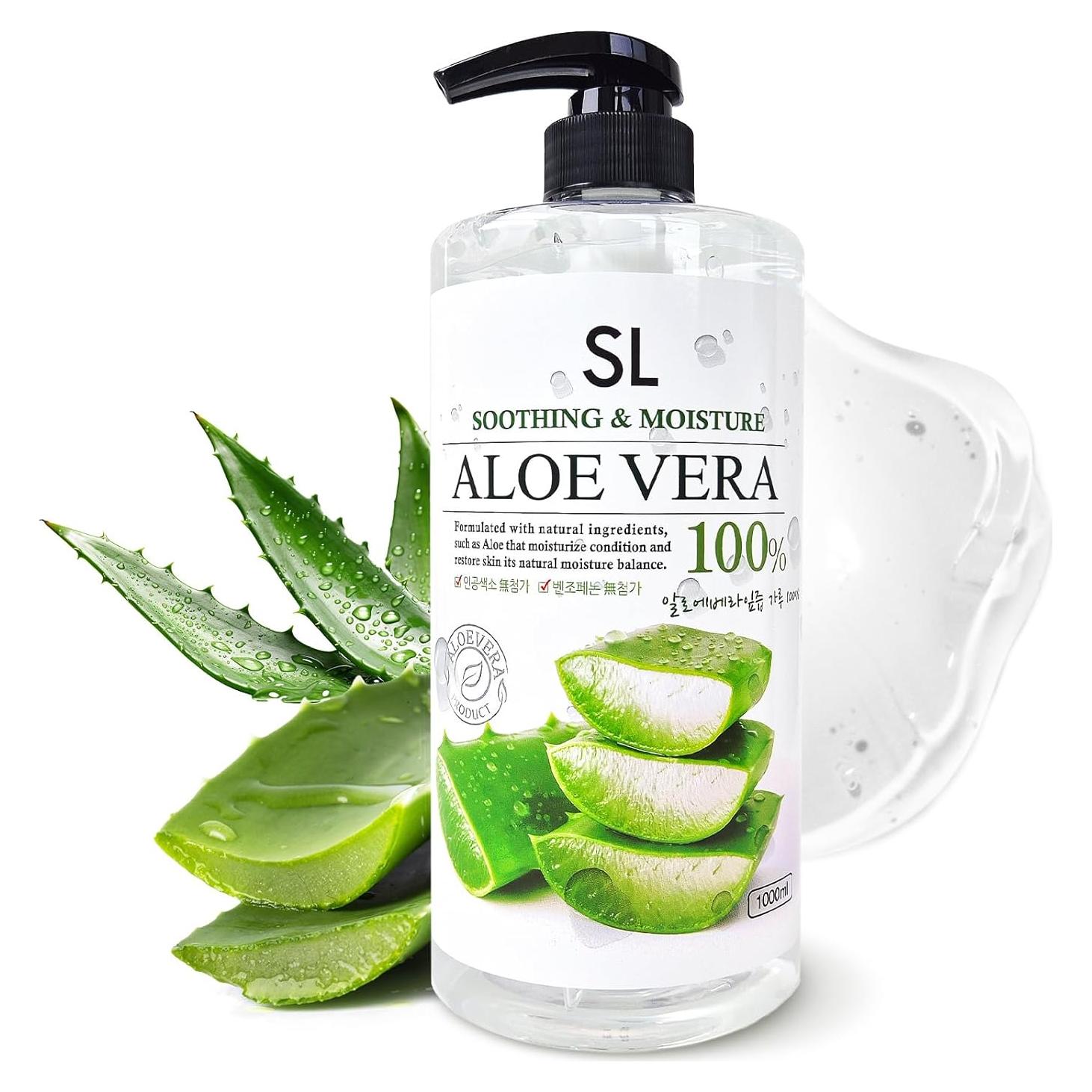 Gel Calmante de Aloe Vera CUTIE MANGO 1000ml Hidratante Diario