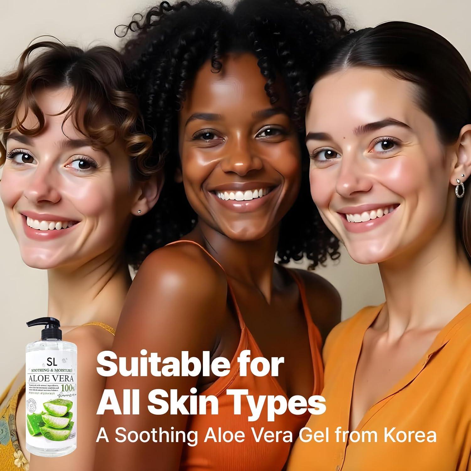 Gel Calmante de Aloe Vera CUTIE MANGO 1000ml Hidratante Diario