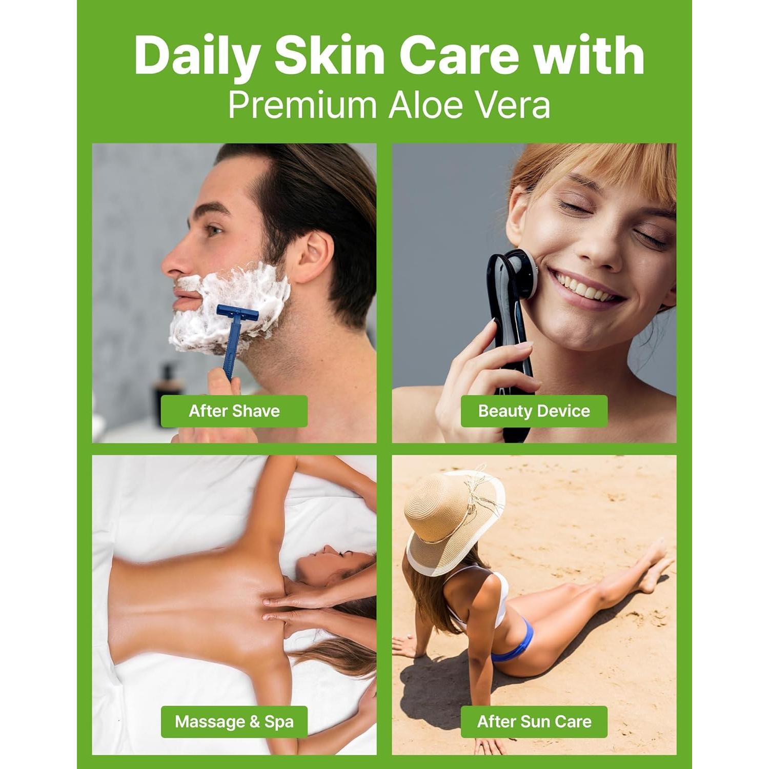 Gel Calmante de Aloe Vera CUTIE MANGO 1000ml Hidratante Diario