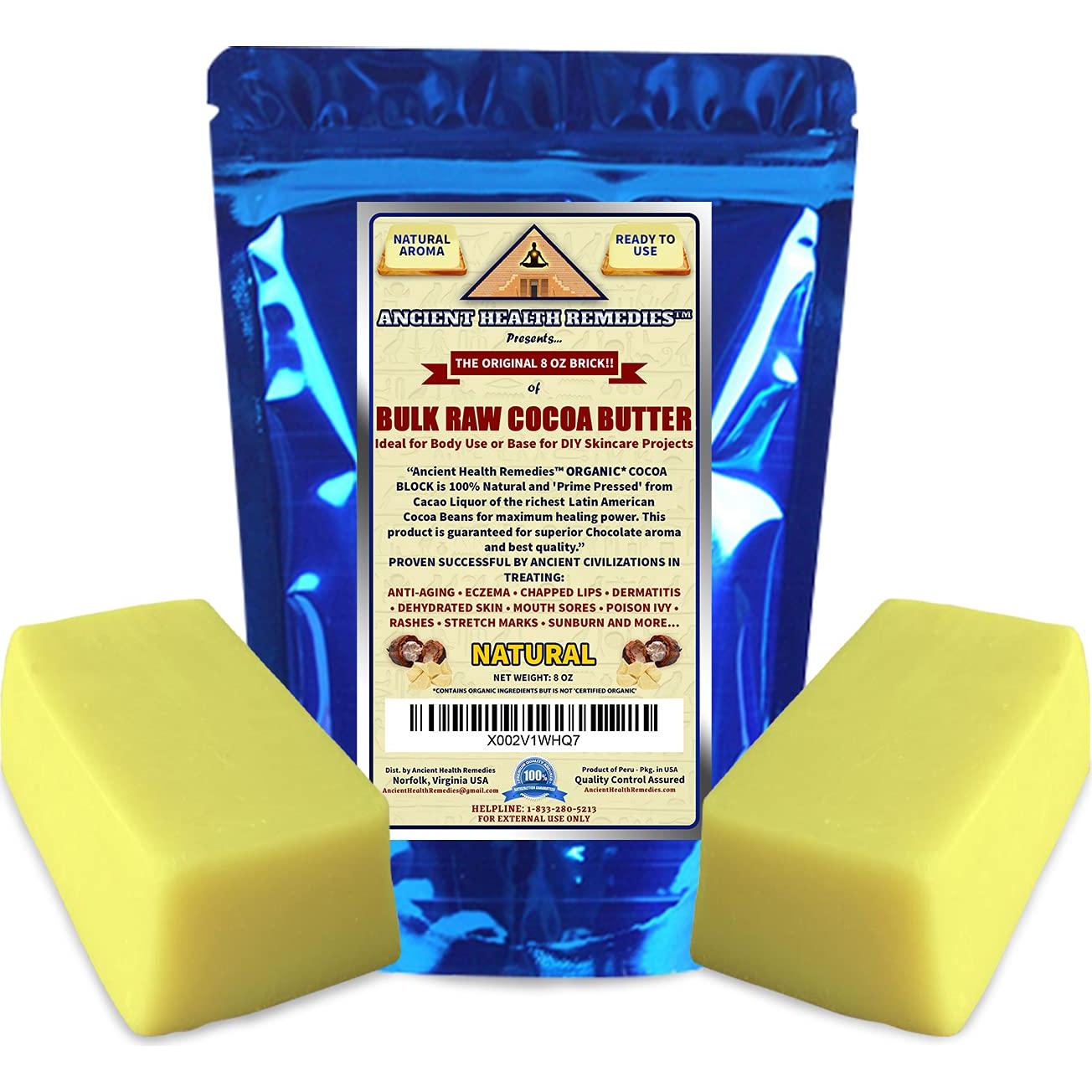 Manteca de Cacao Cruda Orgánica Ancient Health 226.8g