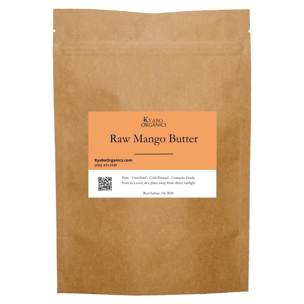 Manteca de Mango KYABO 1.36 Kg Orgánica Virgen Sin Refinar