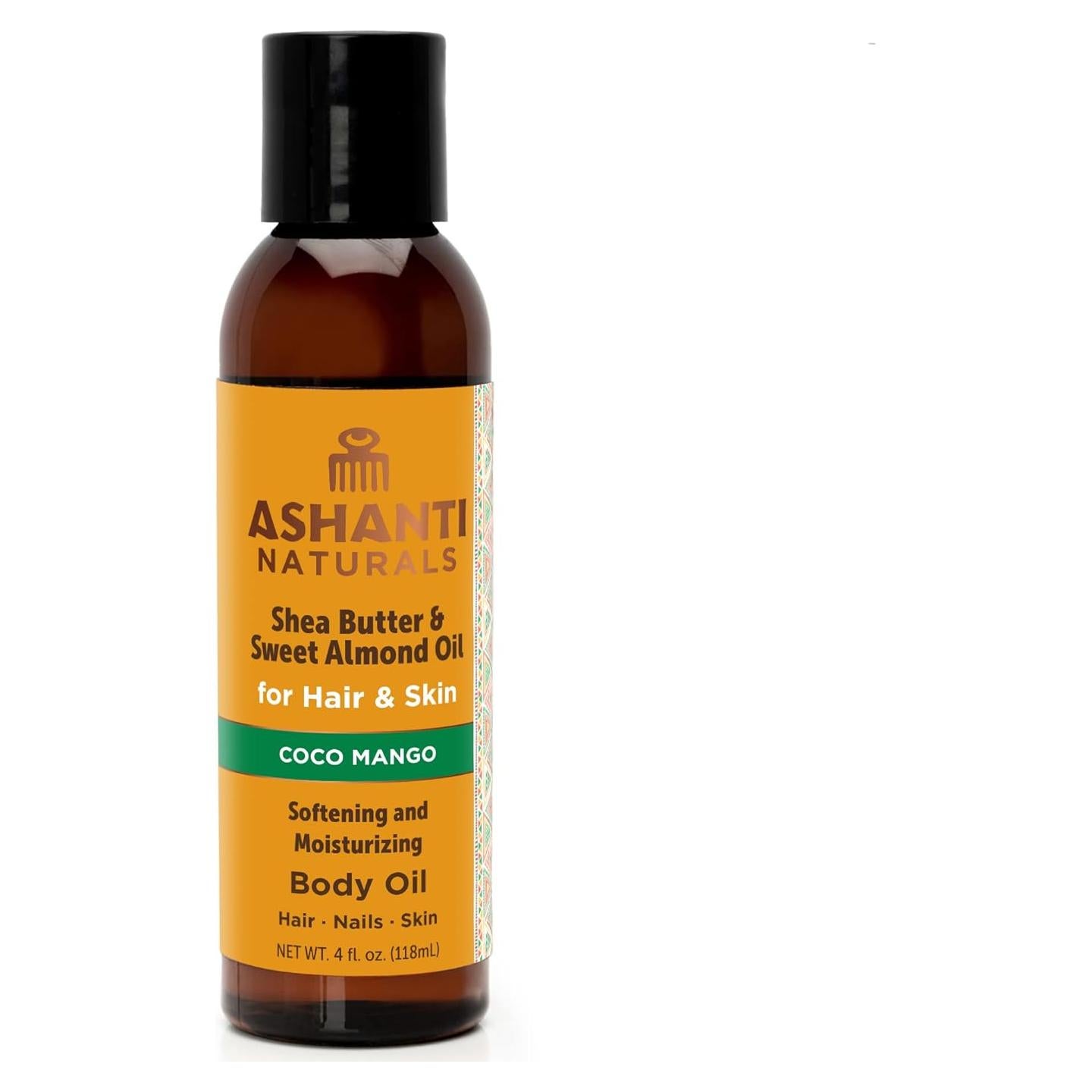 Aceite de Karité y Almendra Dulce Ashanti Naturals 113.4 ml