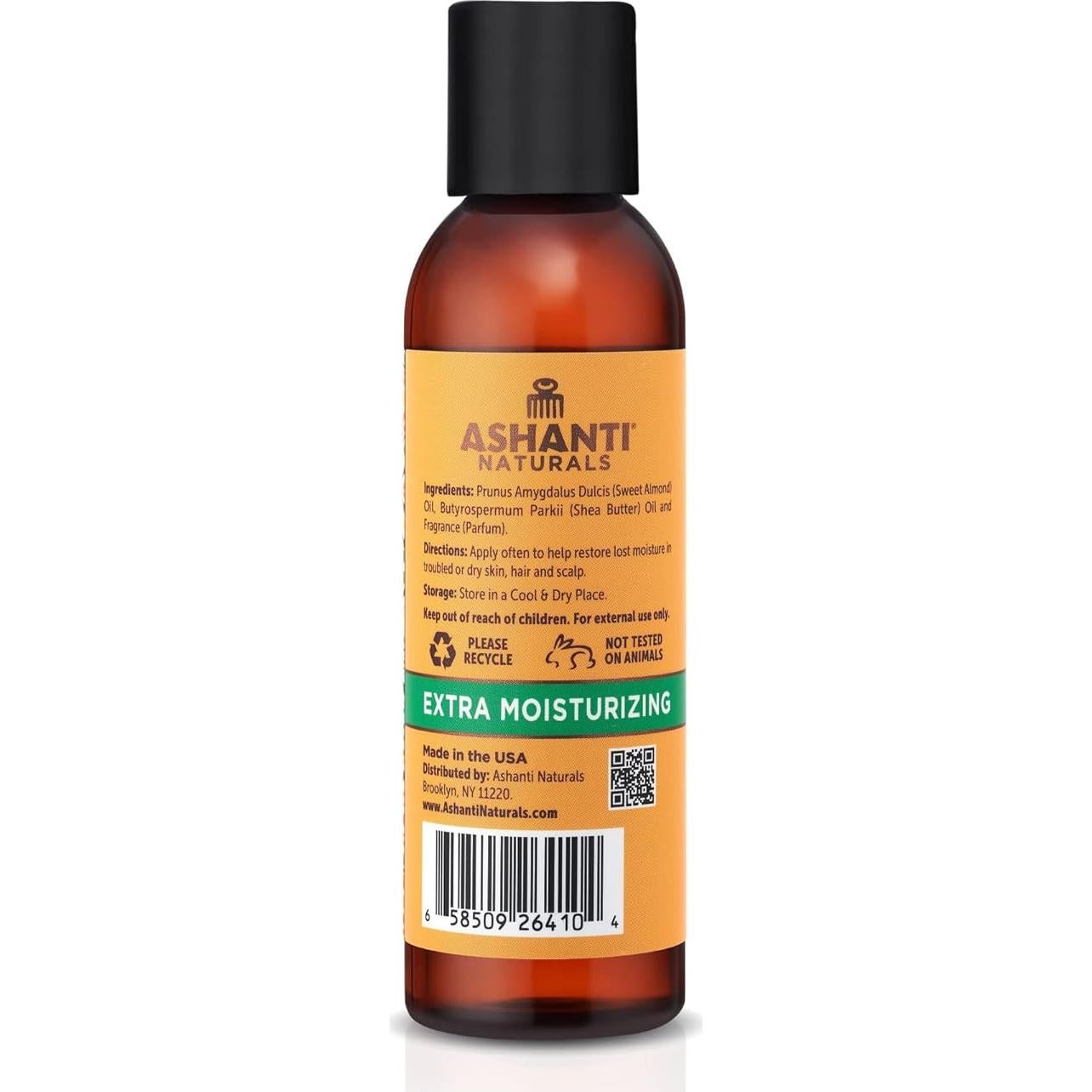 Aceite de Karité y Almendra Dulce Ashanti Naturals 113.4 ml