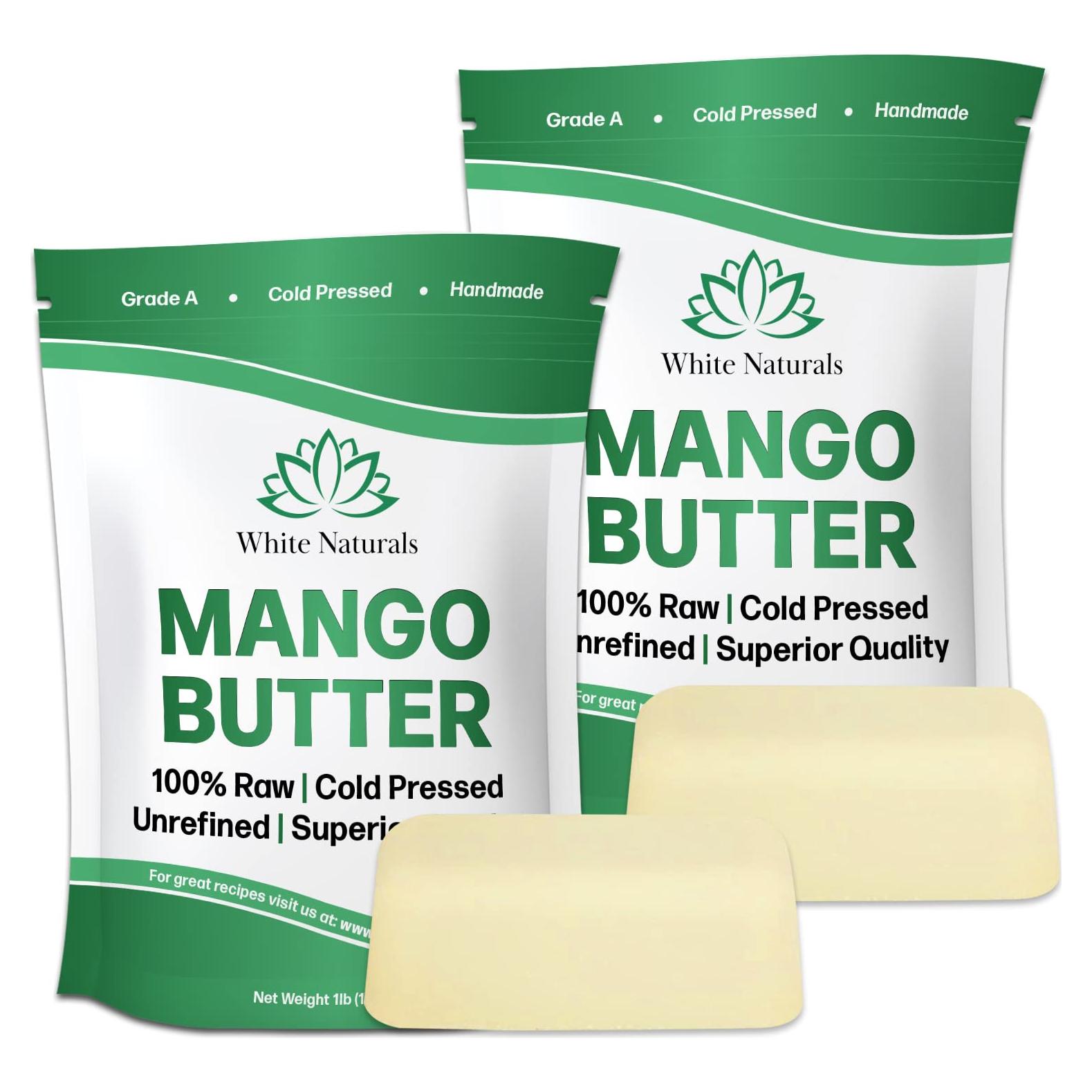 Manteca de Mango Orgánica Cruda 0.91 kg White Naturals