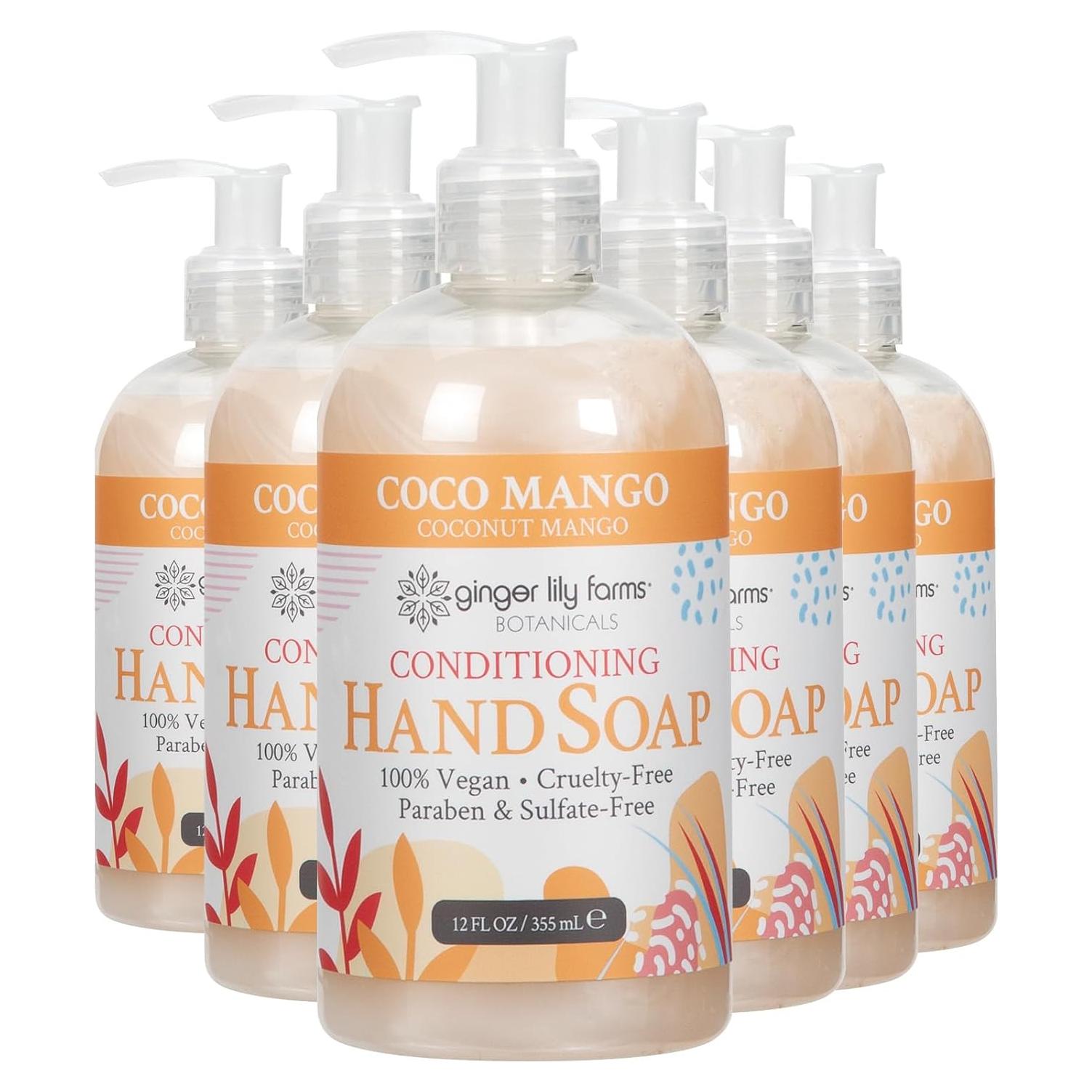 Jabón de Manos Líquido Acondicionador Ginger Lily 354 ml x6