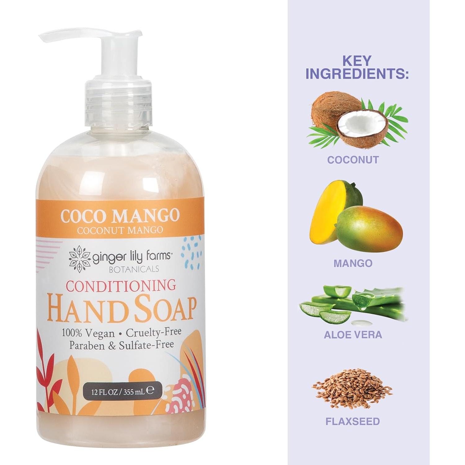 Jabón de Manos Líquido Acondicionador Ginger Lily 354 ml x6