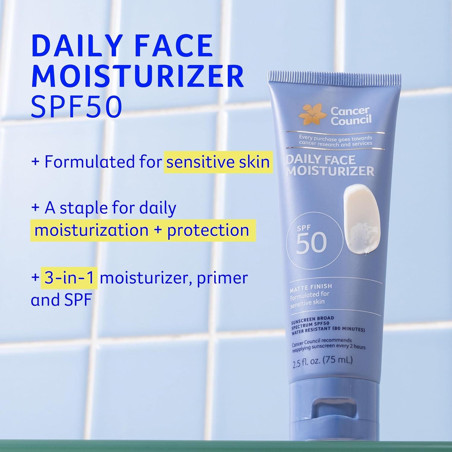 Protector Solar Facial Hidratante SPF50+ Consejo del Cáncer 75ml