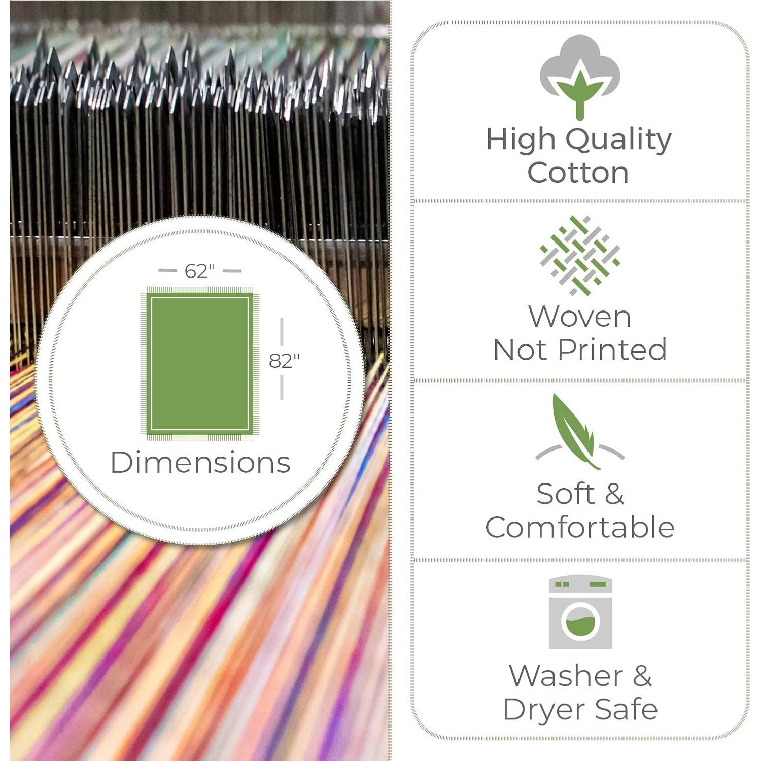 Manta Catdalf XL Pure Country Weavers - Algodón 208x157 cm