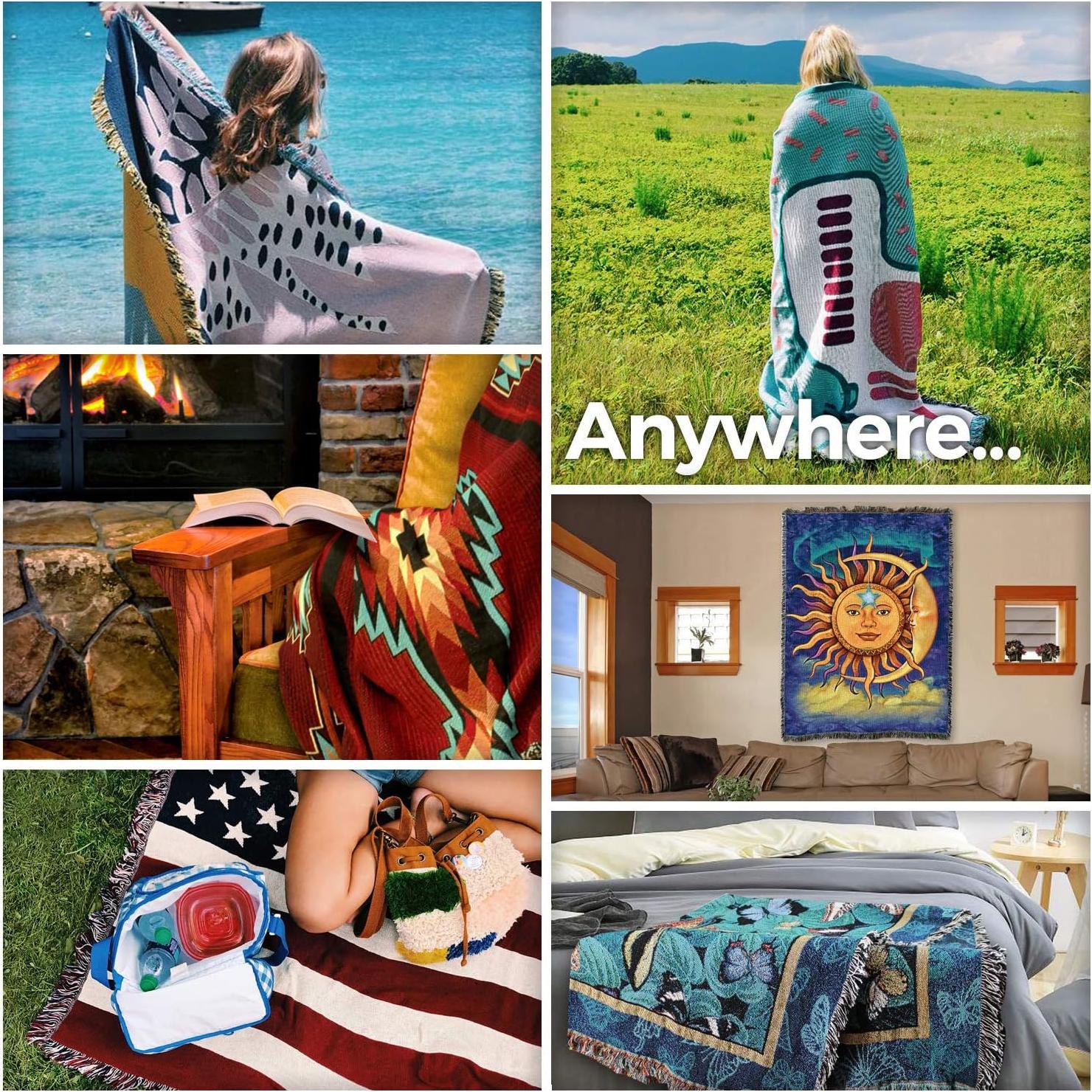 Manta Catdalf XL Pure Country Weavers - Algodón 208x157 cm